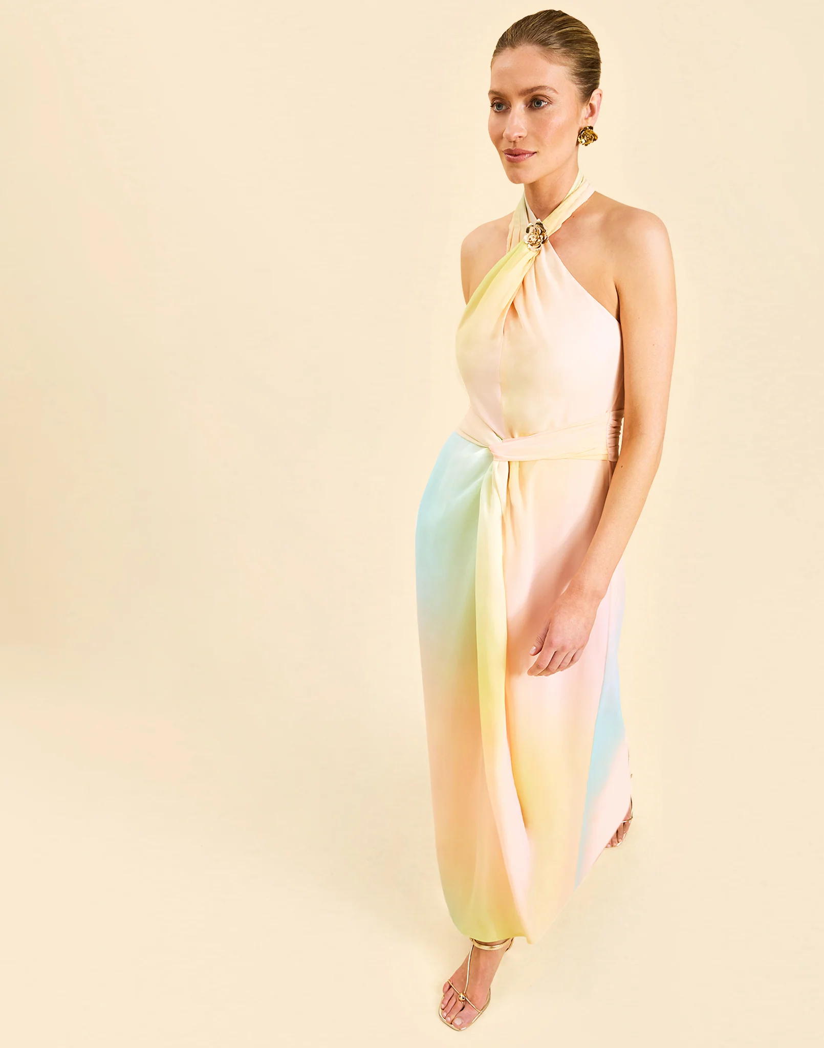 Mojito Halter Gown