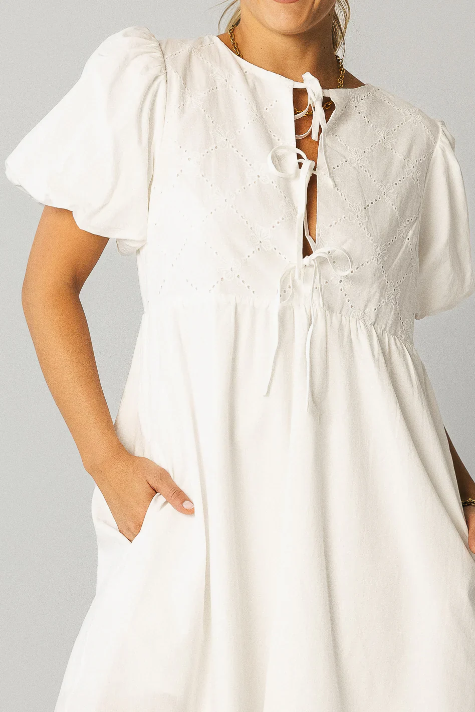 Penn Bow Mini Dress