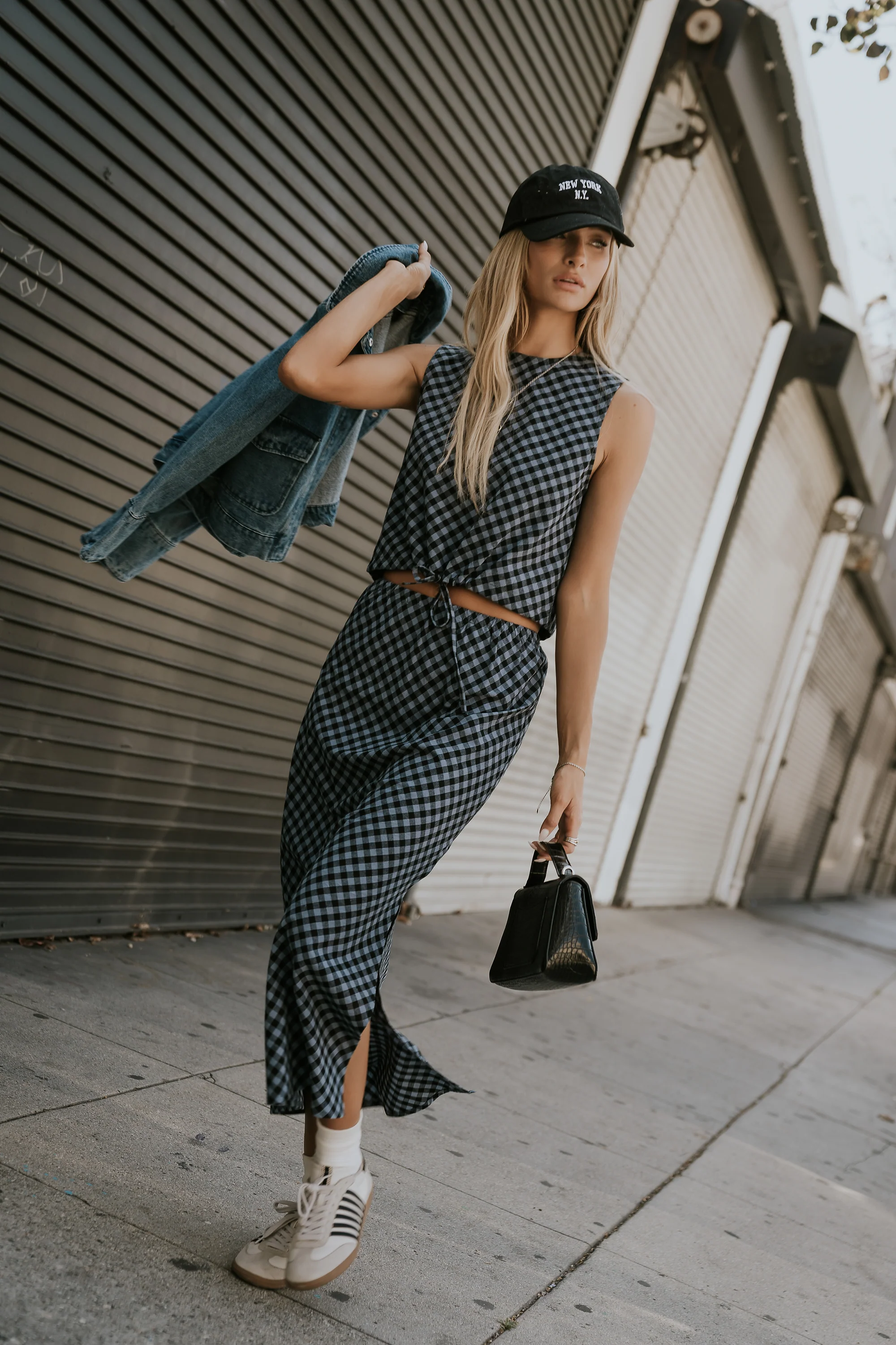 Baylor Plaid Midi Skirt - FINAL SALE
