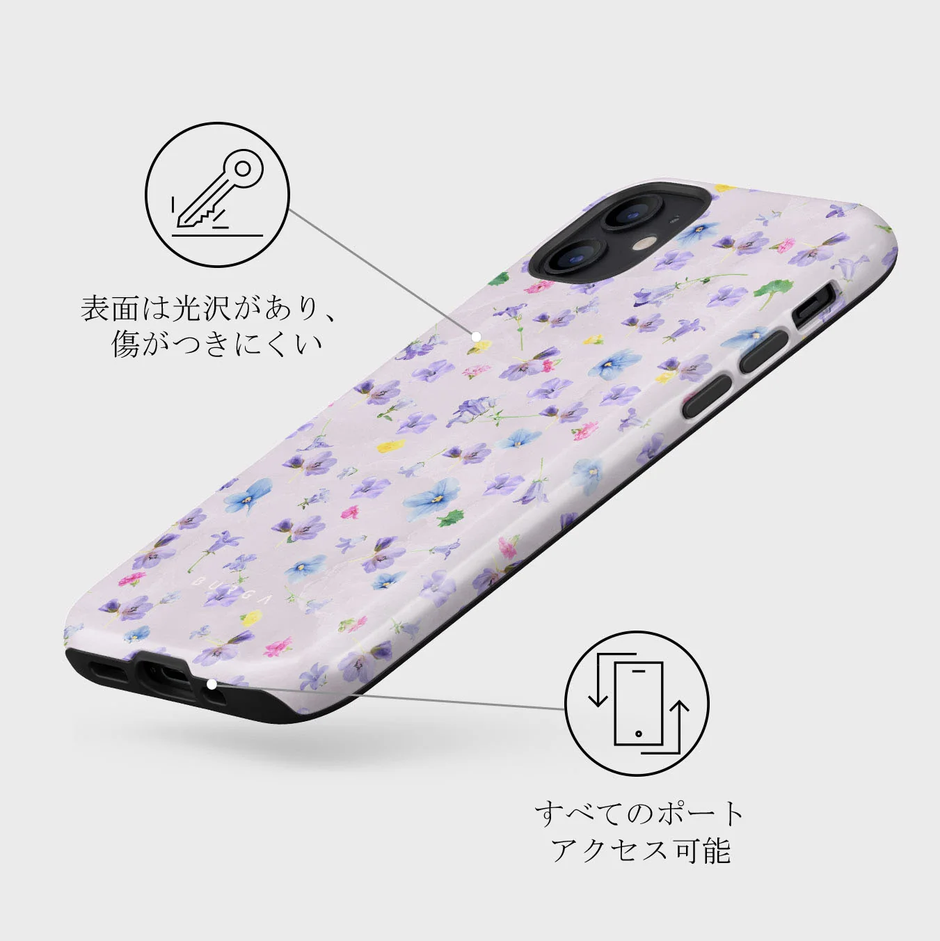 Wildflower - iPhone 12 ケース