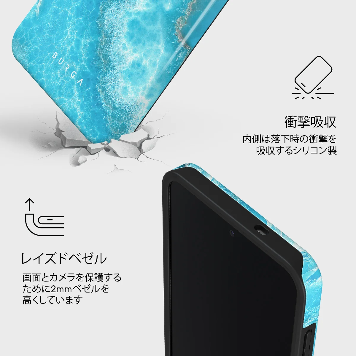 Ocean Waves - Samsung Galaxy S25 FE ケース
