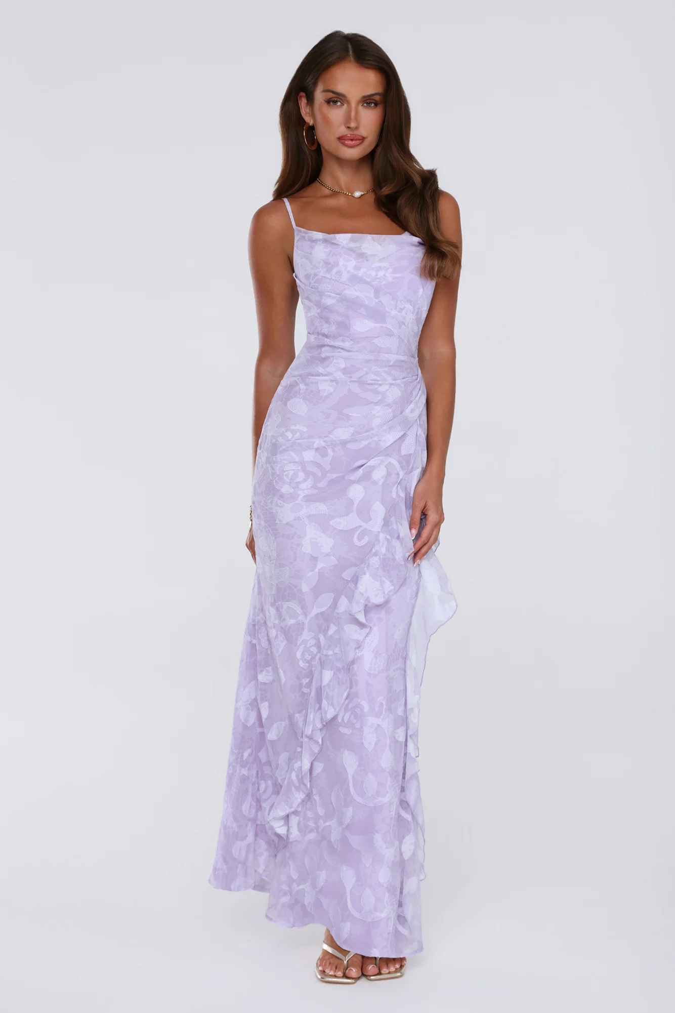 Guest Look Maxi Dress Purple