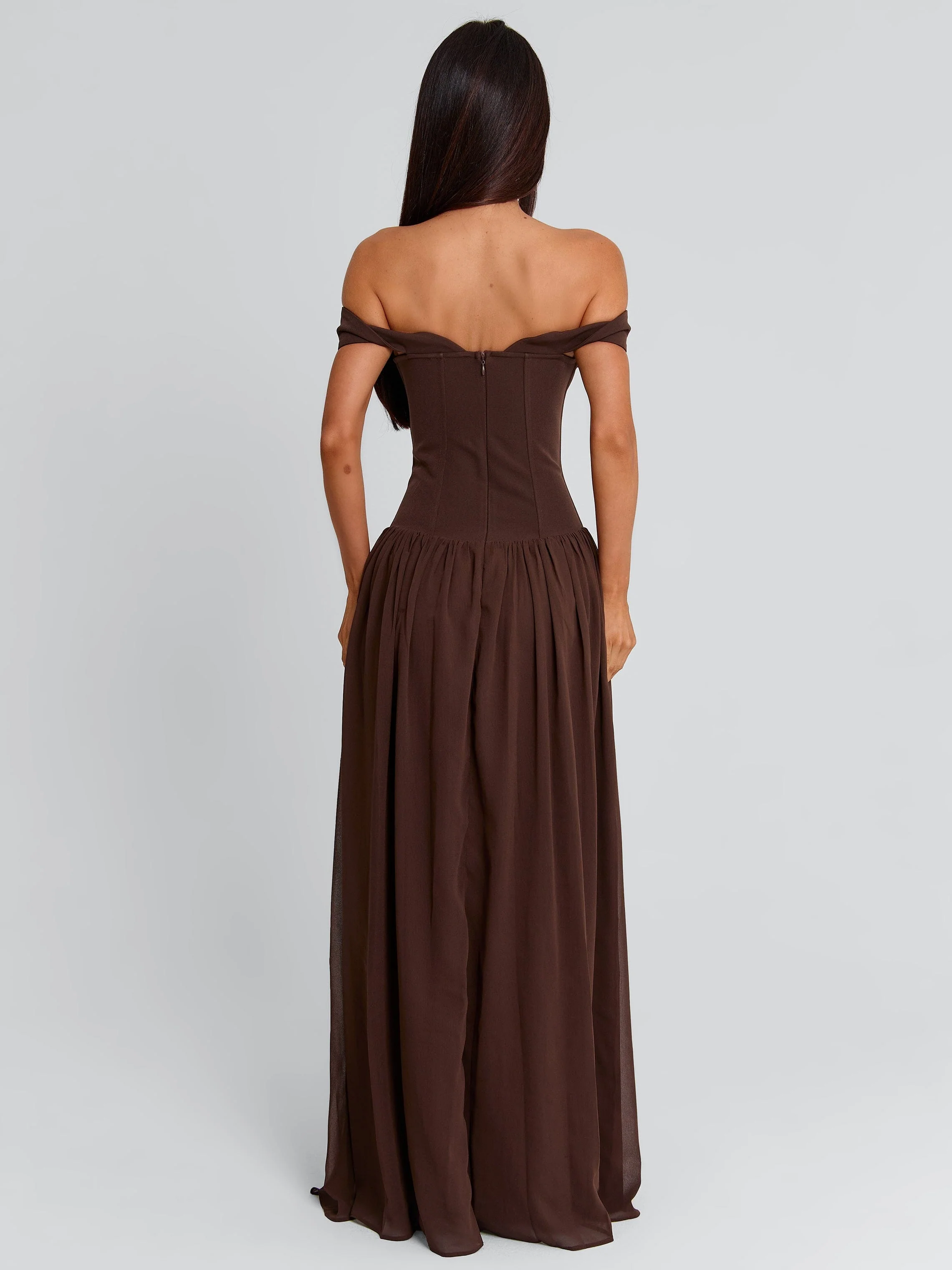 Junipia Maxi Dress Chocolate