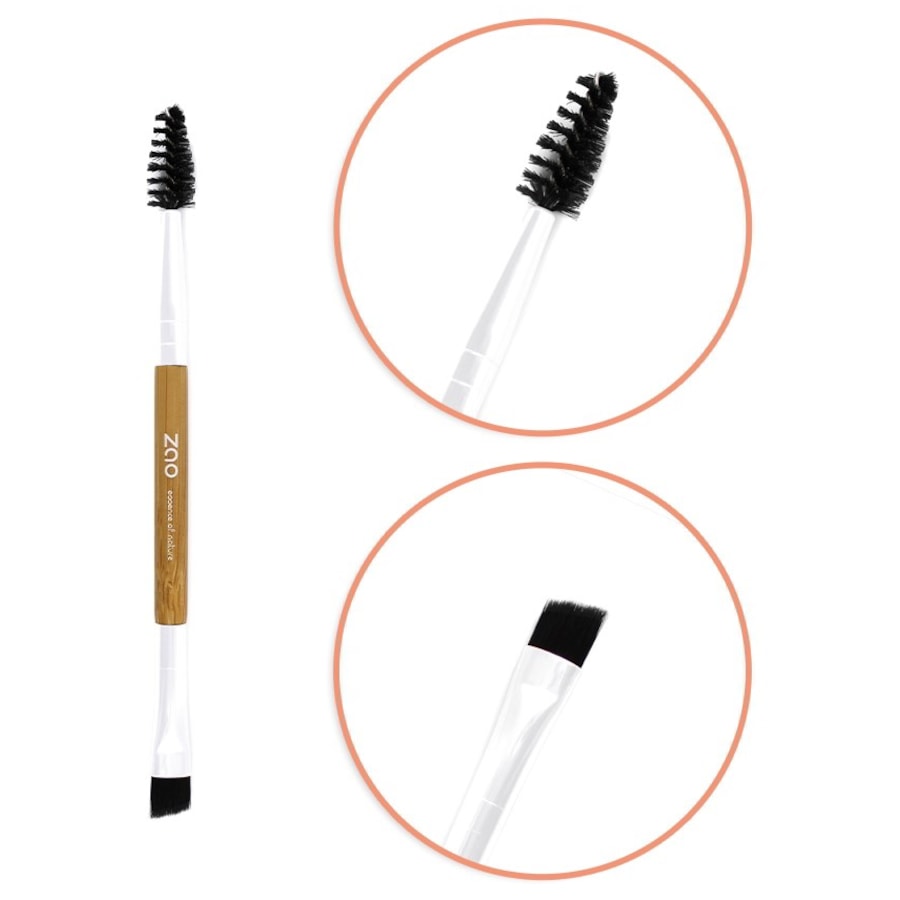 Zao Brush Pędzel do brwi Bamboo Duo