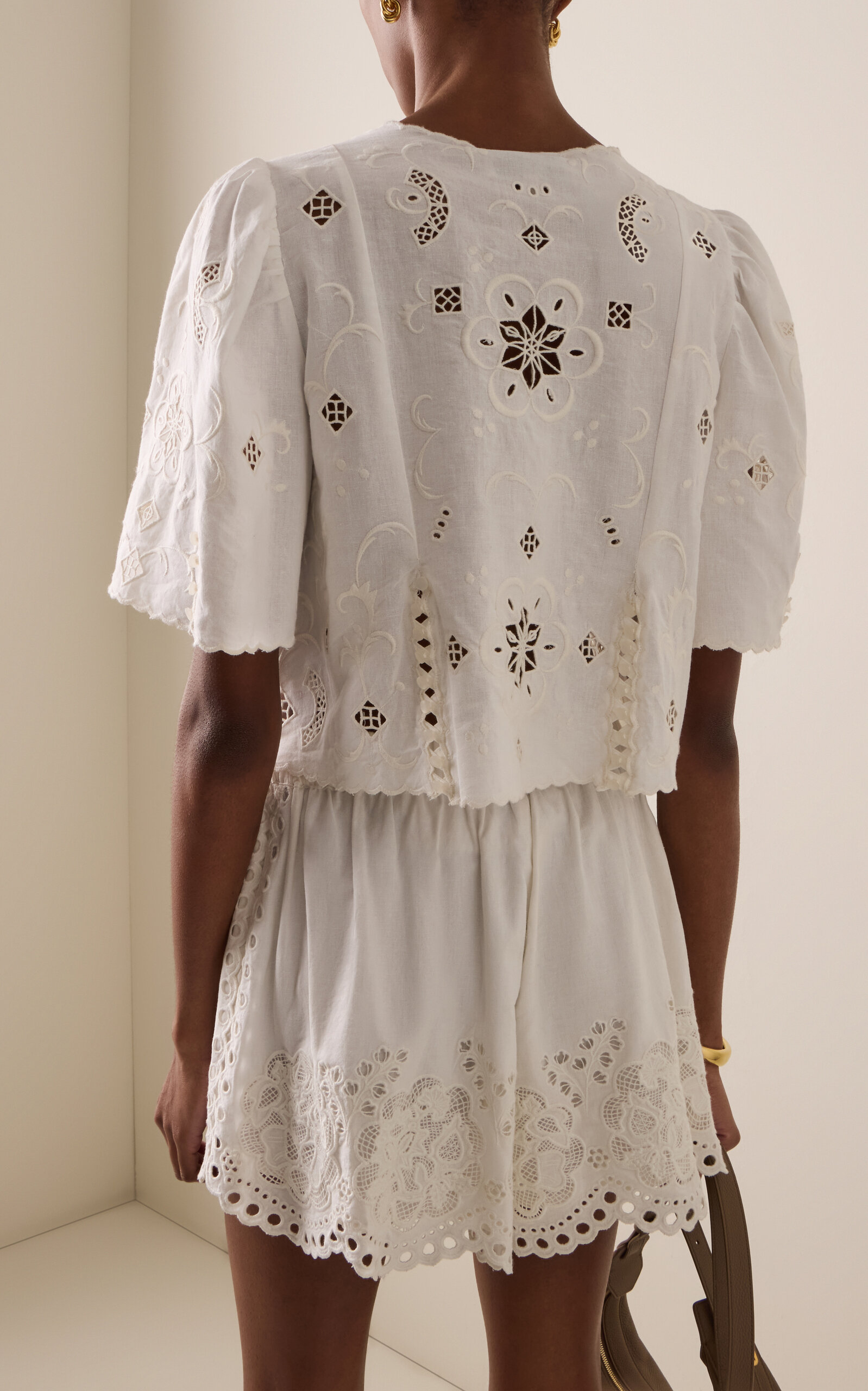 Sea Gardener Embroidered Top