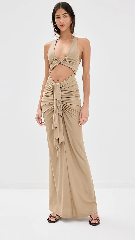 Christopher Esber Vivenda Drape Front Dress  Vivenda Drape Front Dress