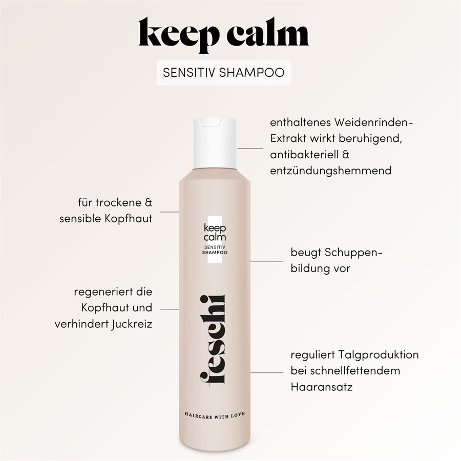 feschi keep calm Szampon do włosów wrażliwych