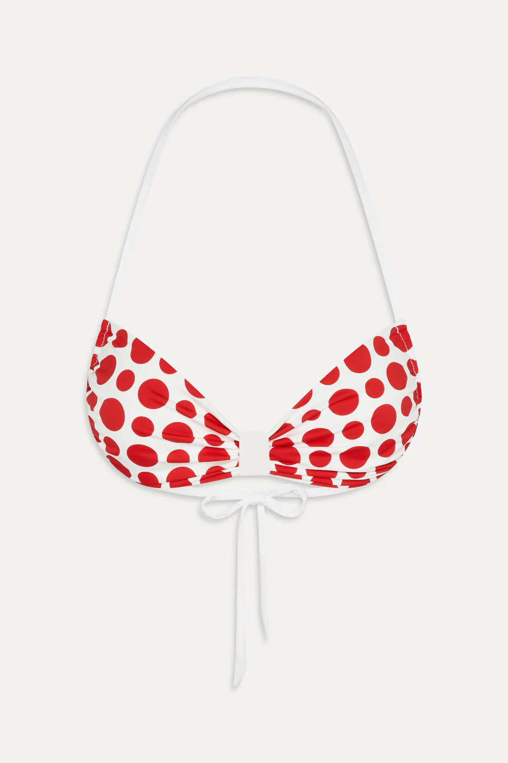 Reece Halter Bikini Top - Red Dottie