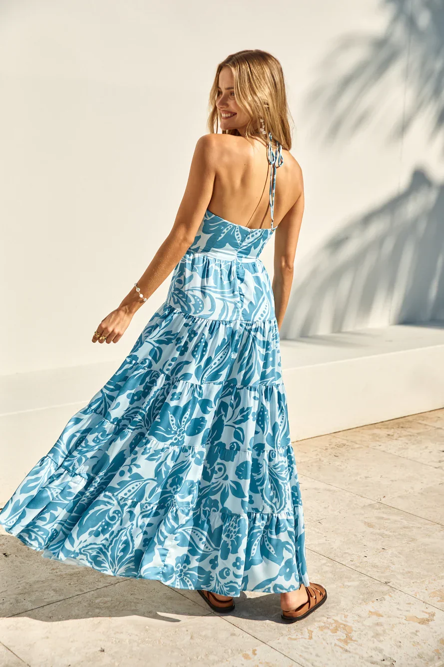 Aquamarine Maxi Dress Blue