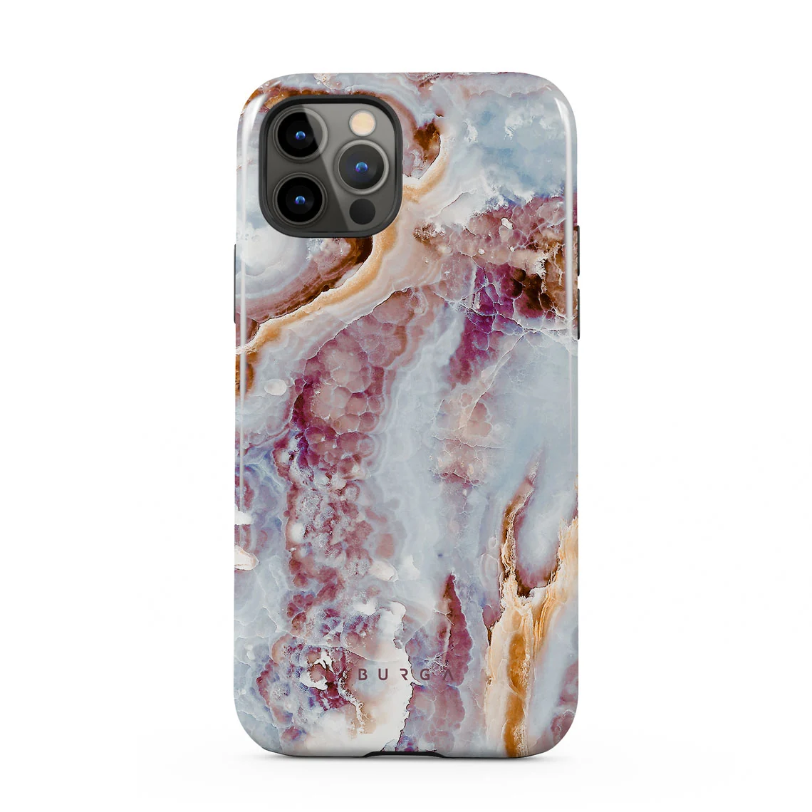 Frozen Leaves - Cute Marble iPhone 12 Pro ケース