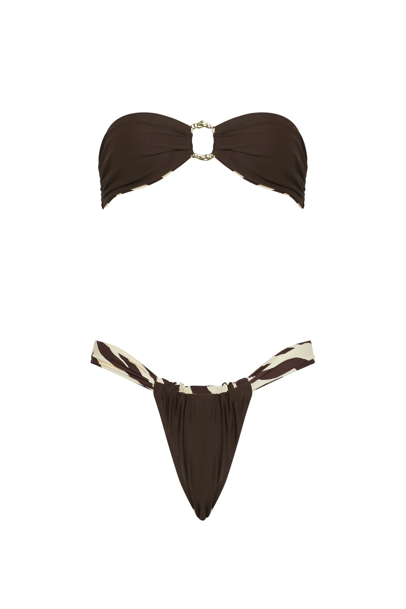 VDM The Label Bailey Zebra Reversible Bandeau