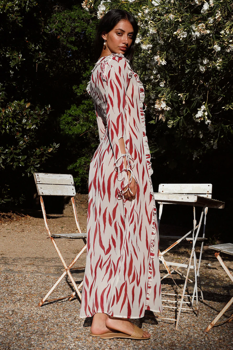 Solo Traveller Maxi Dress Red