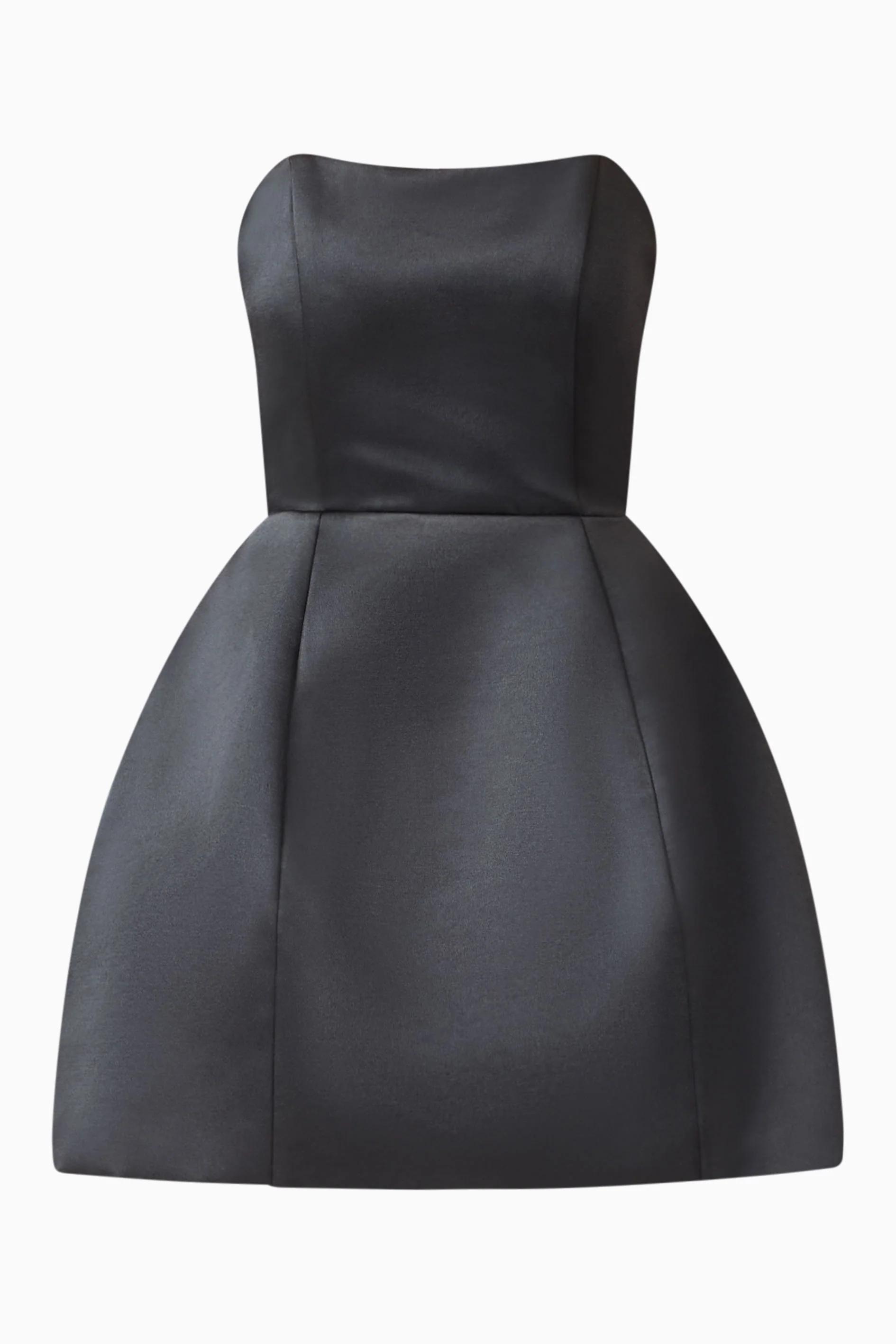 Manon Tulip Mini Dress in Black