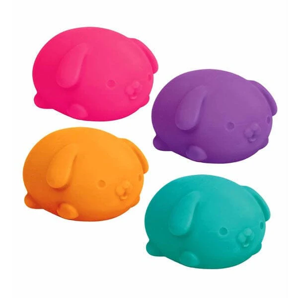 Nee Doh® Teenie Funky Pups Squishy Fidget Stress Ball Toys (3pc) Colors Ship Assorted