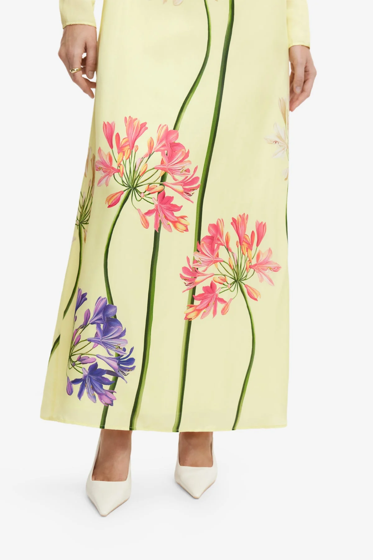 Cassandra Maxi Dress - Agapanthus Print