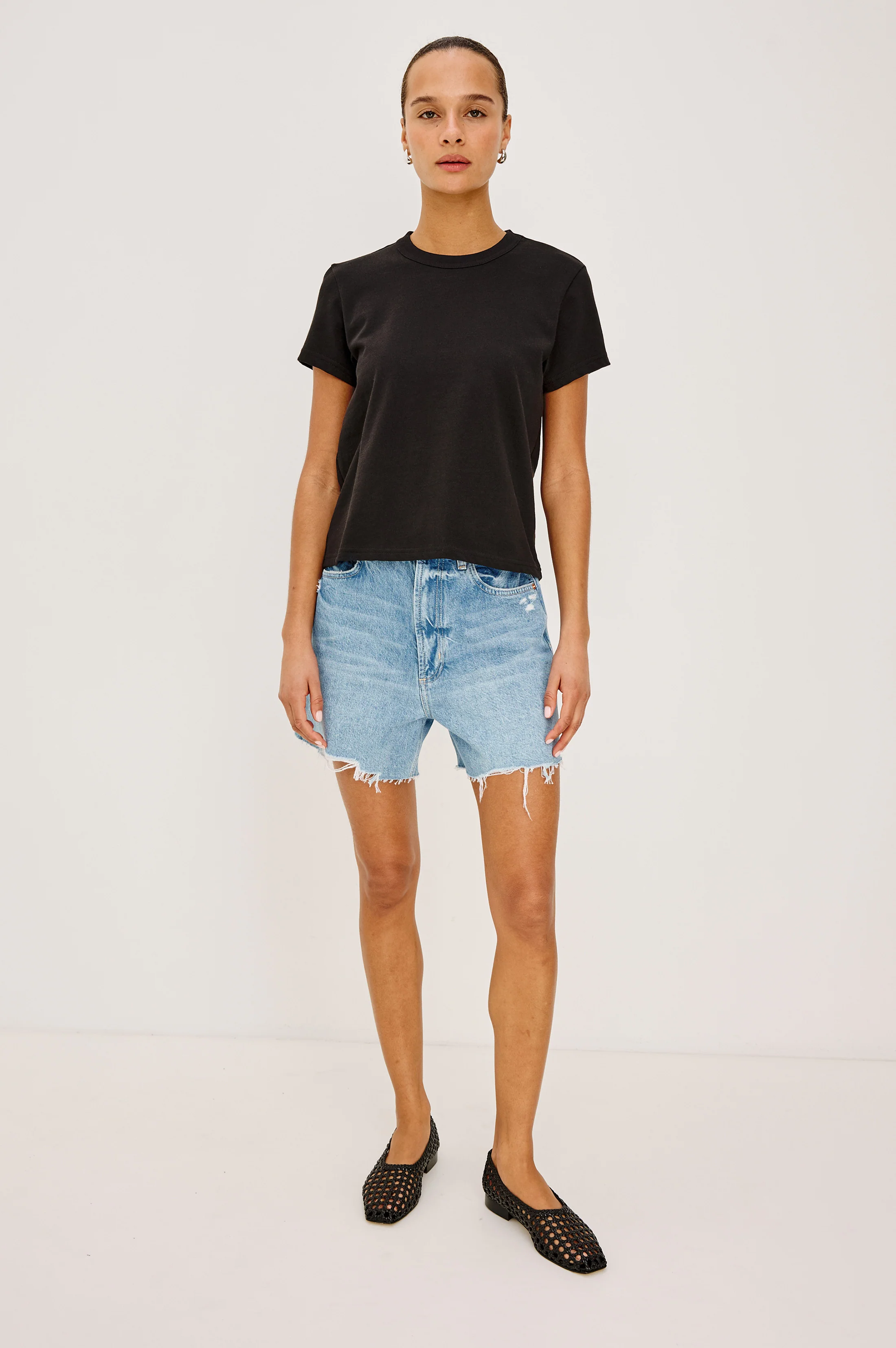 Girlfriend T-Shirt -  Black