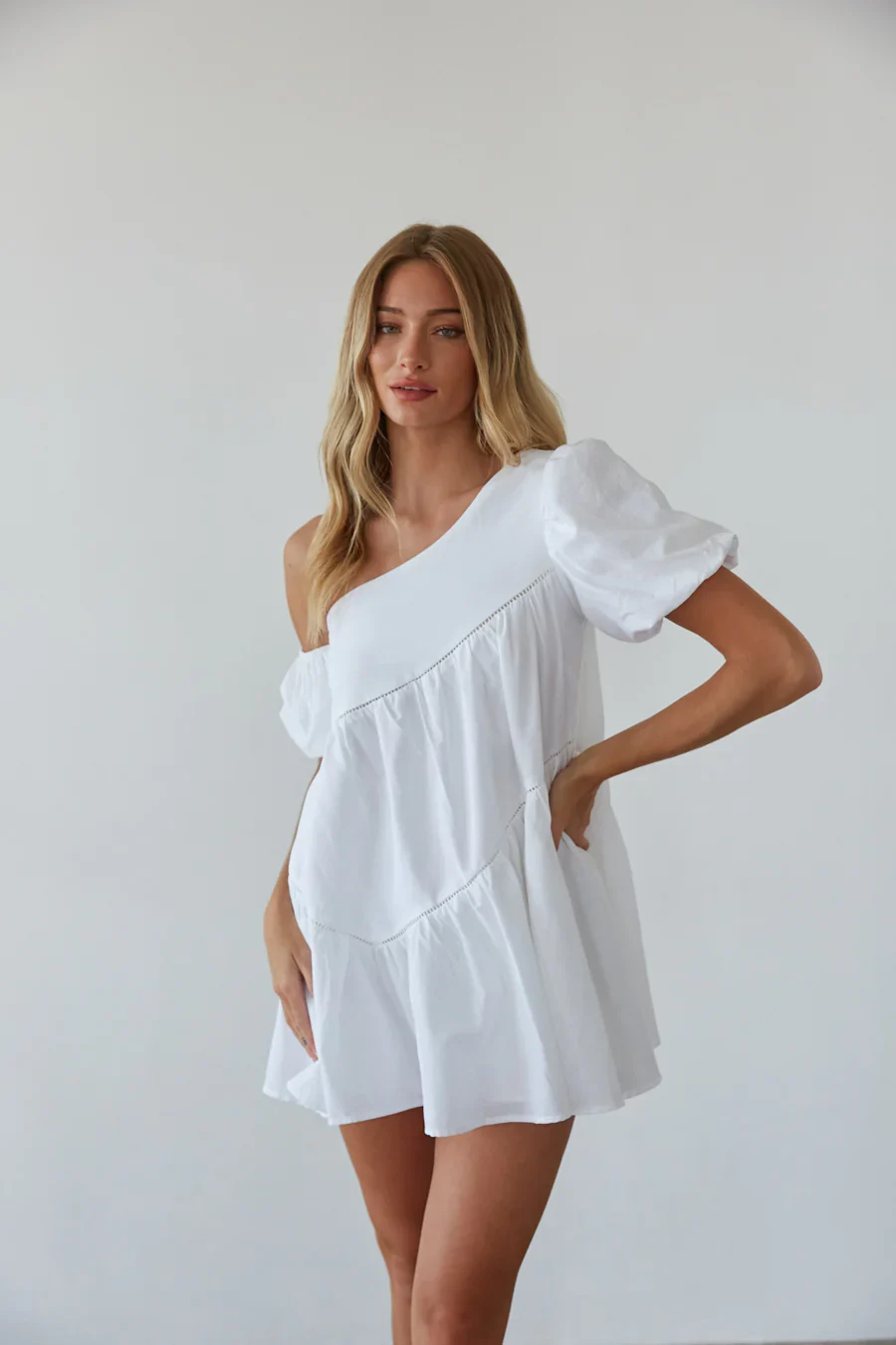Francesca Puff Sleeve Babydoll Mini Dress