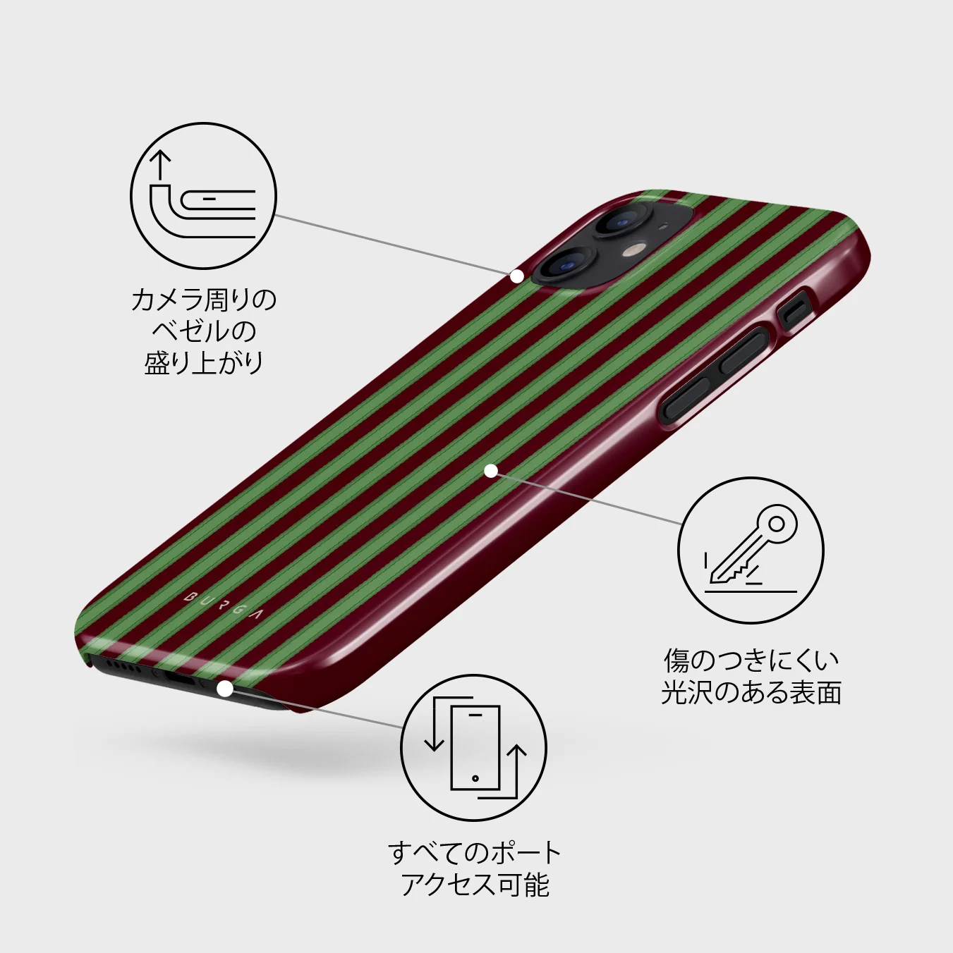 Peppermint - iPhone 12 Mini ケース