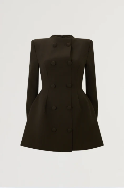 Button Mini Dress