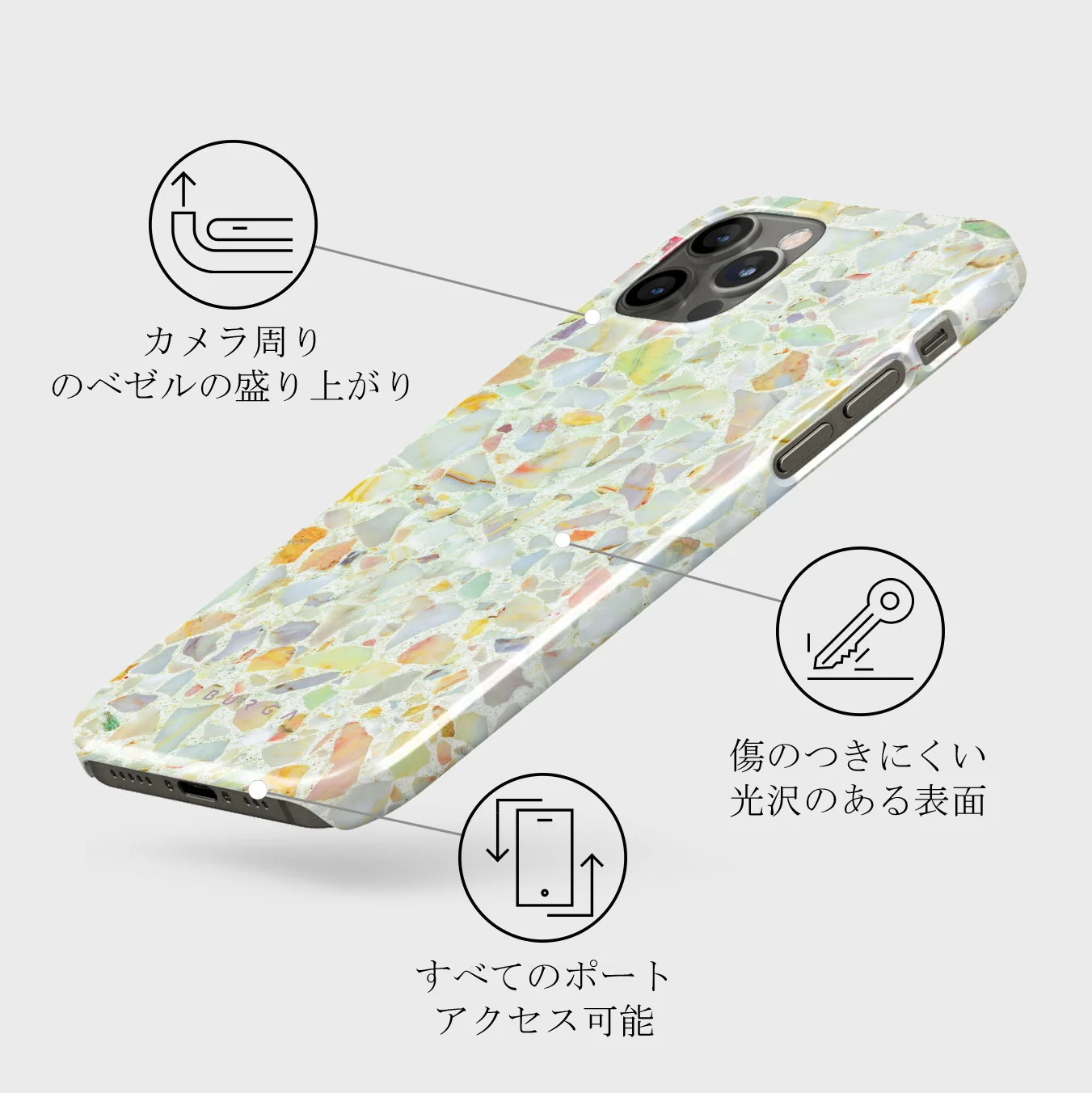 Rainbow Crush - iPhone 12 Pro ケース