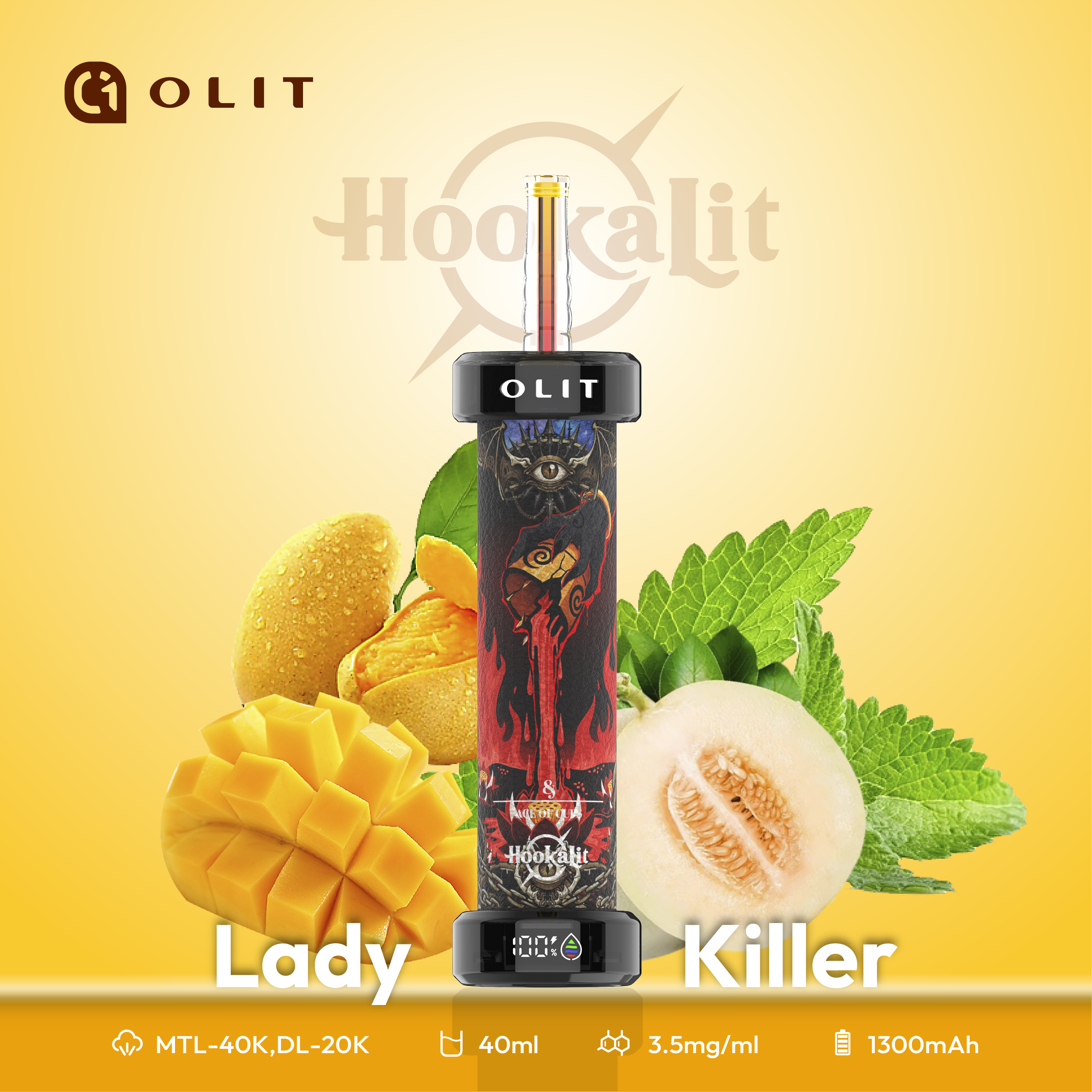 AIVONO-OLIT 40K Puffs(0.35 % Nikotingehalt)