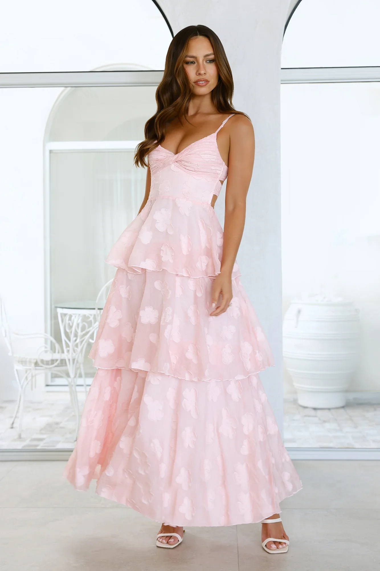 She Loved First Maxi Dress Pink - luluinthesky