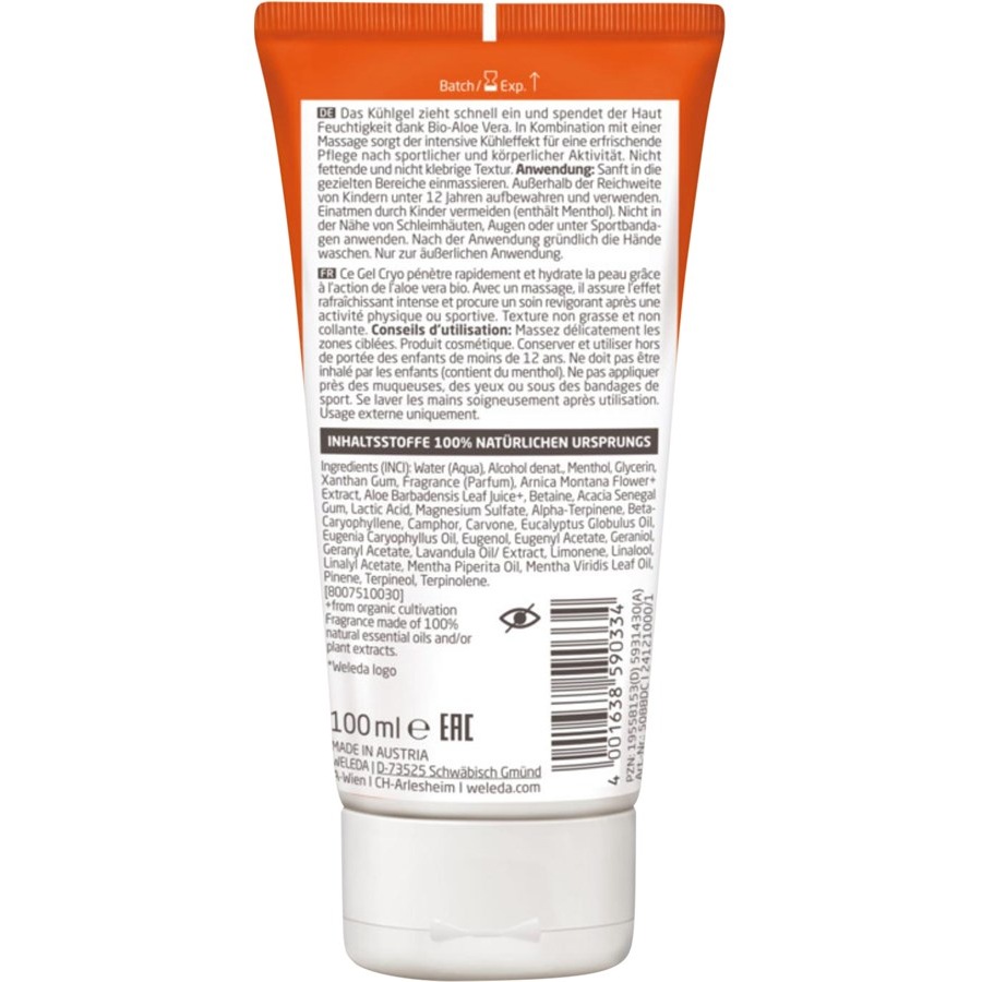 WELEDA Lotions Sportowy żel chłodzący z arniką