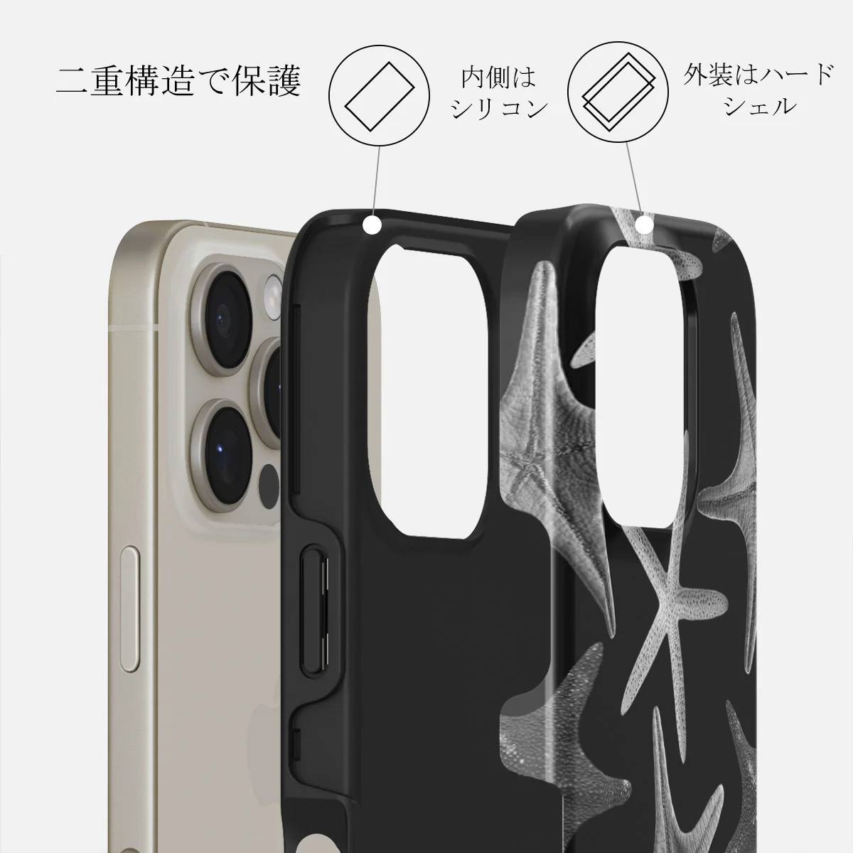 Midnight Ocean - iPhone 16 Pro Max ケース