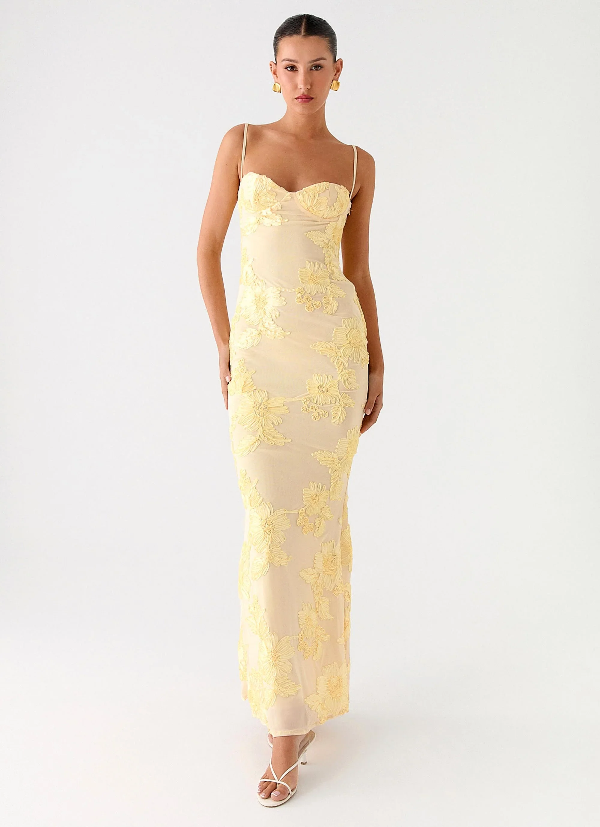 That Girl Maxi Dress - Lemon - luluinthesky