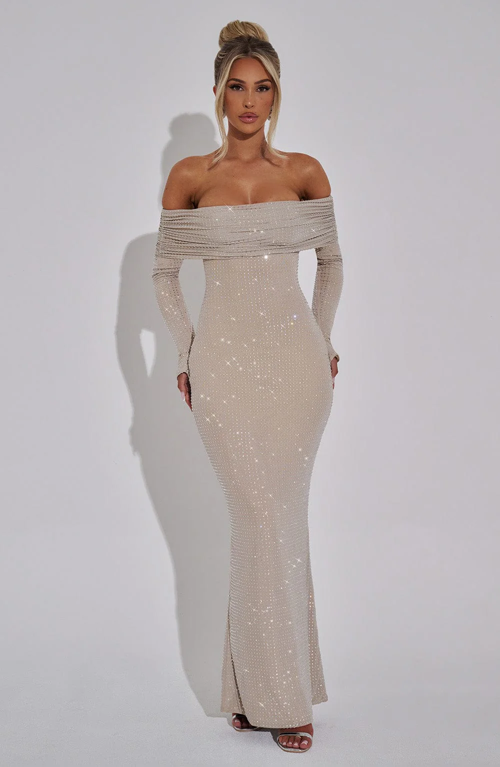 Cyprus Maxi Dress - Nude