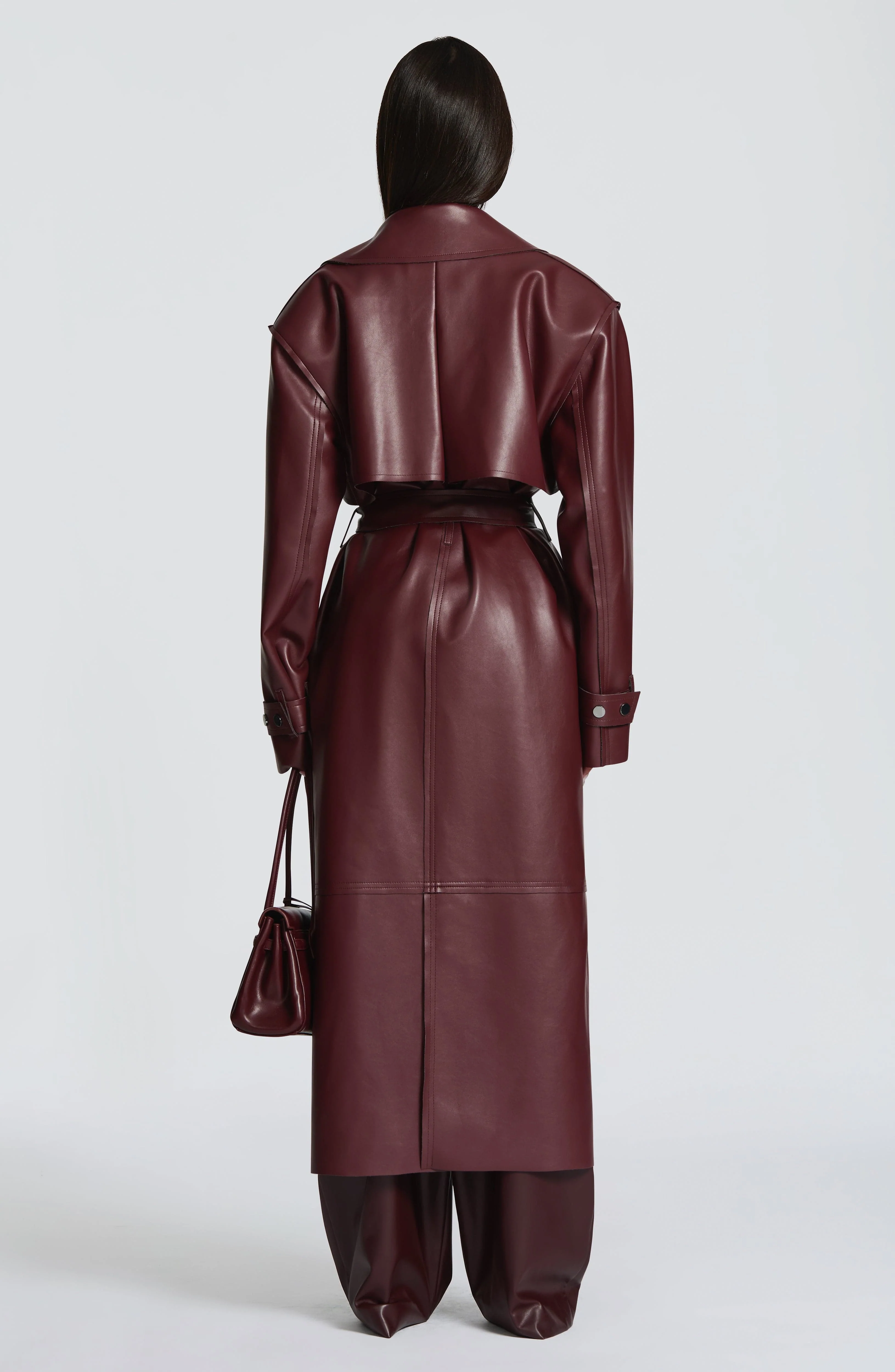 Bridget Trench Coat - Plum