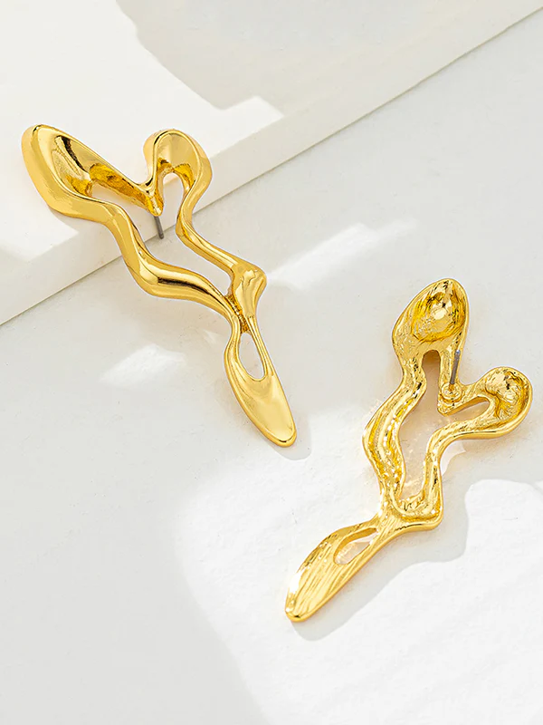 Geometric Drop Earrings