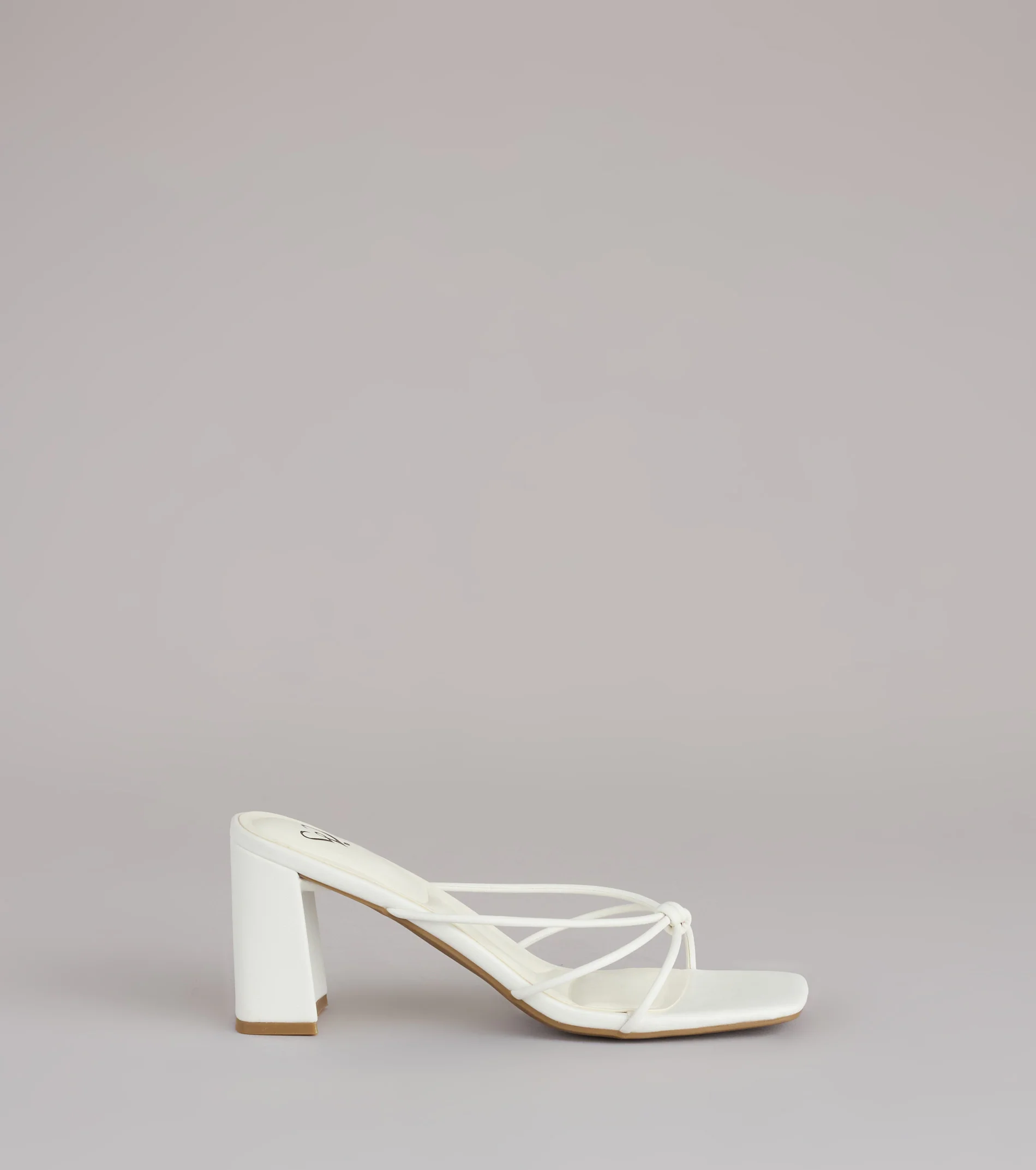 Fashion Fix Knotted Block Heel Mules - luluinthesky
