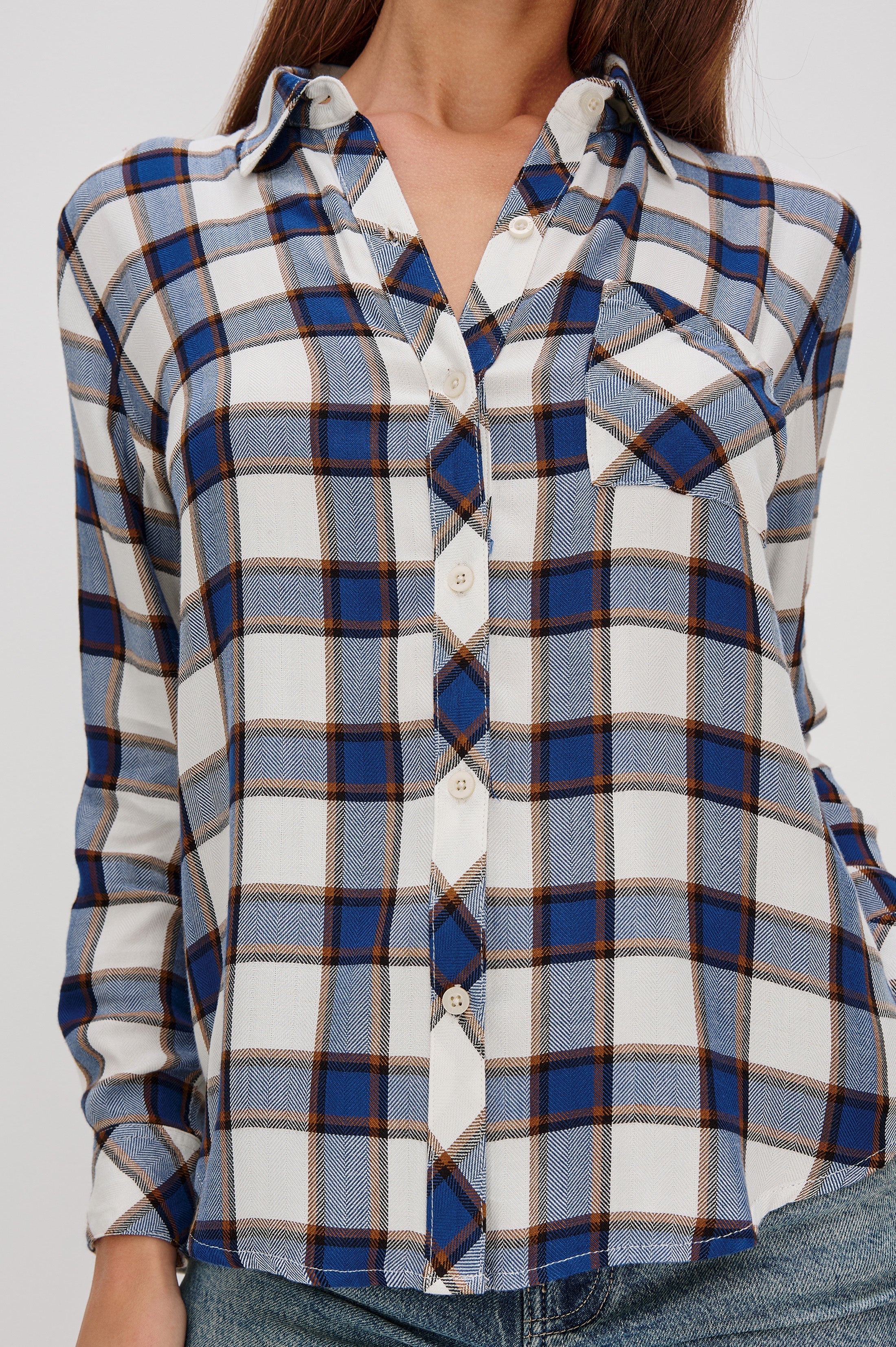Hunter Shirt - Golden Cobalt