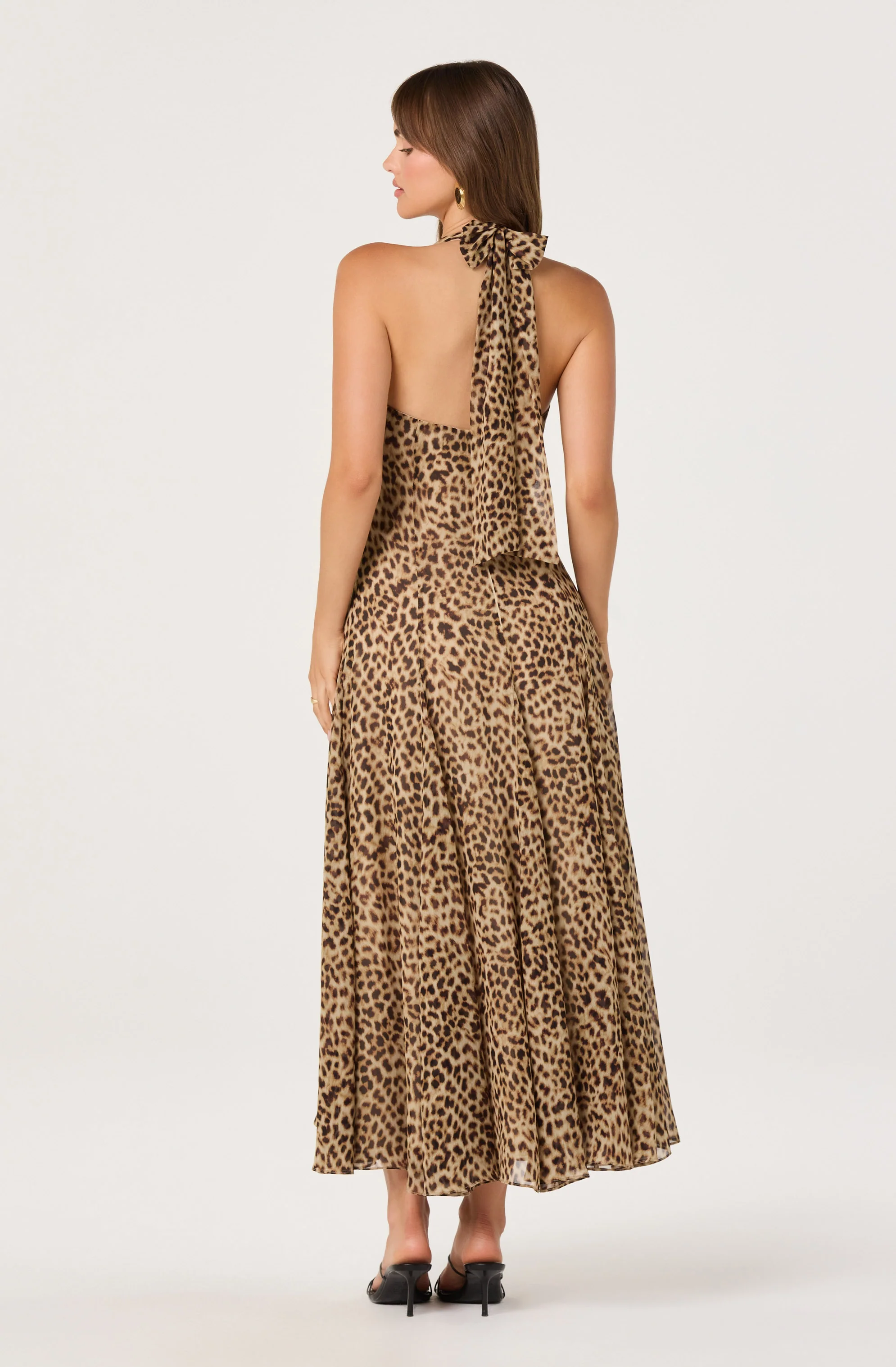 Myra V-Neck Halter  Maxi Dress