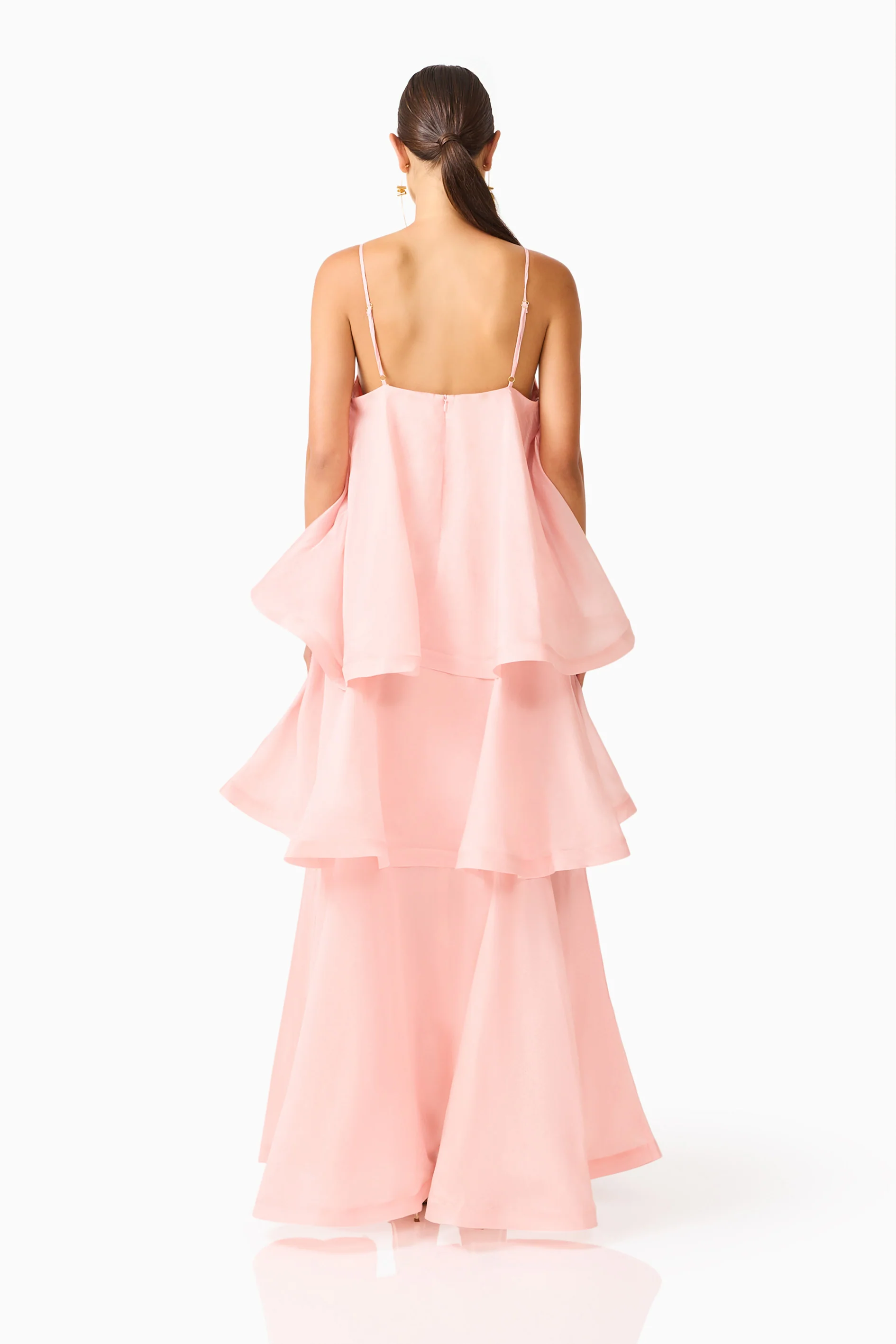 Swallowtail Day To Night Maxi Dress In Pink