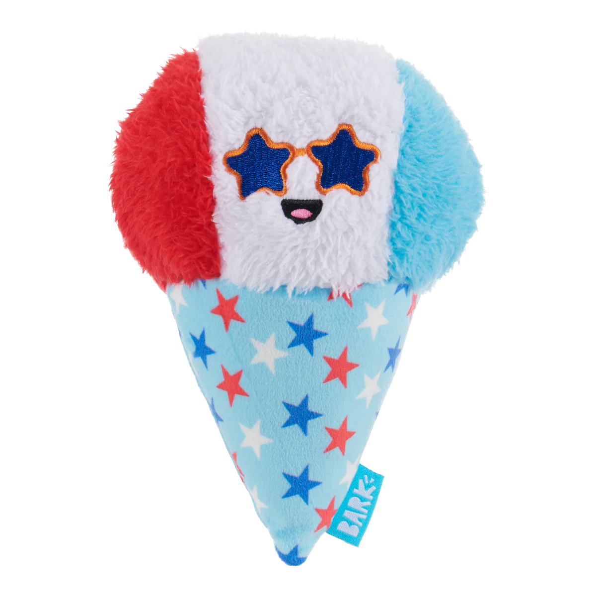Liberty Cone Plush Fetch Dog Toy