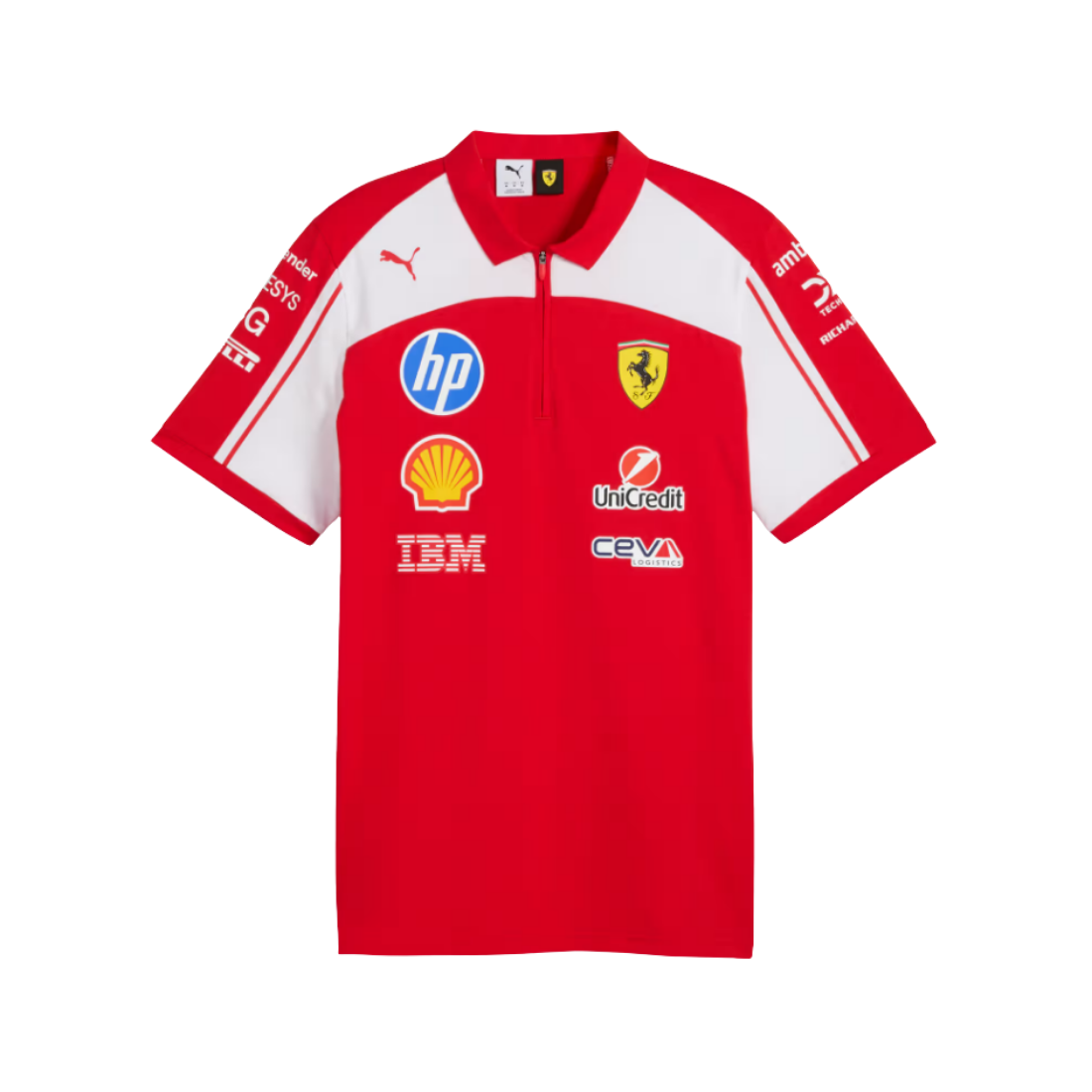 PUMA Scuderia Ferrari Polo Men Replica Jersey Red 713829 01