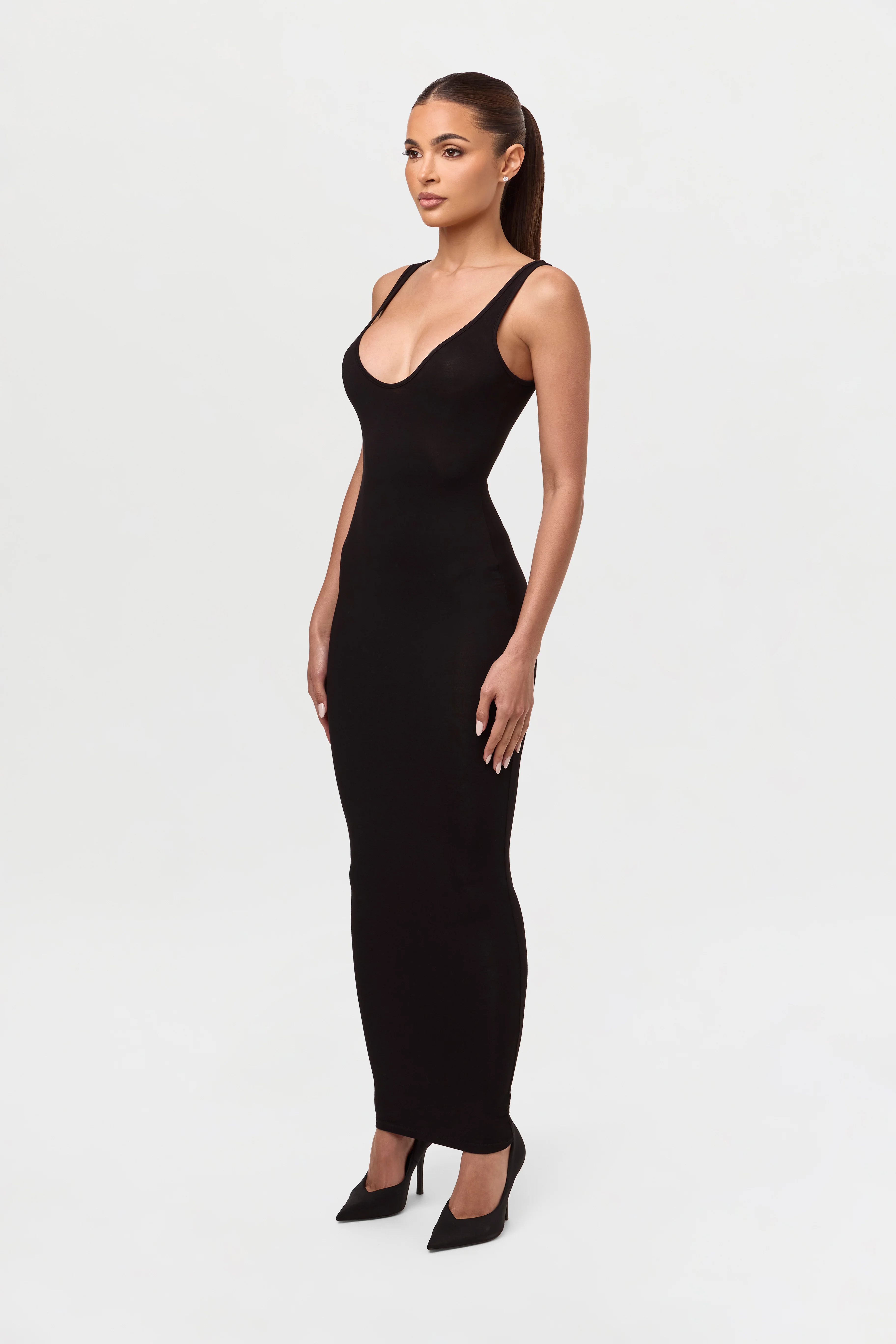 Smooth Sculpt Tank Midi Dress