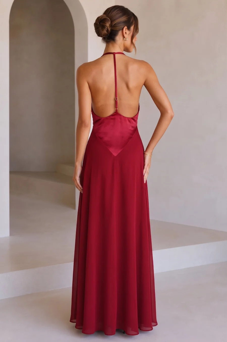 Renata Contrast Maxi Dress