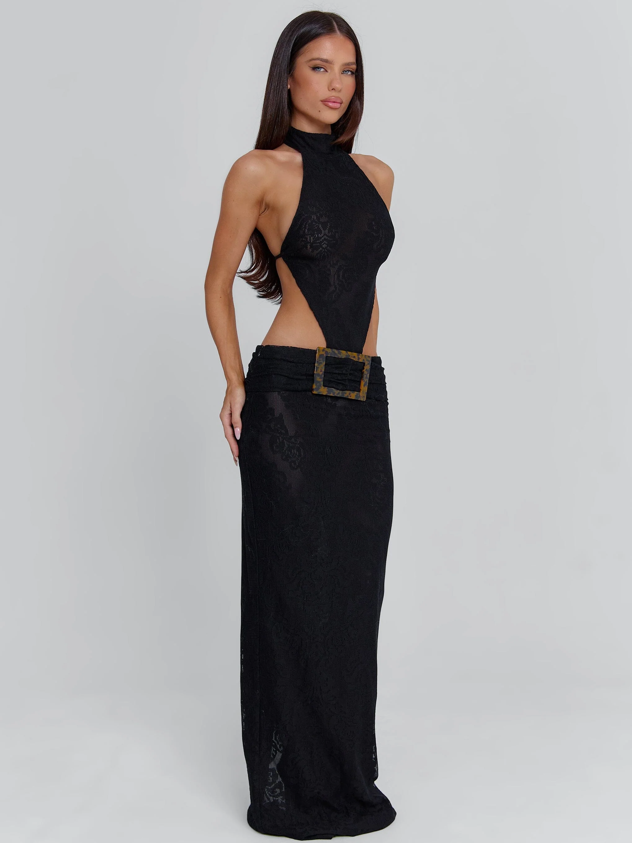 Albinae Maxi Dress Black
