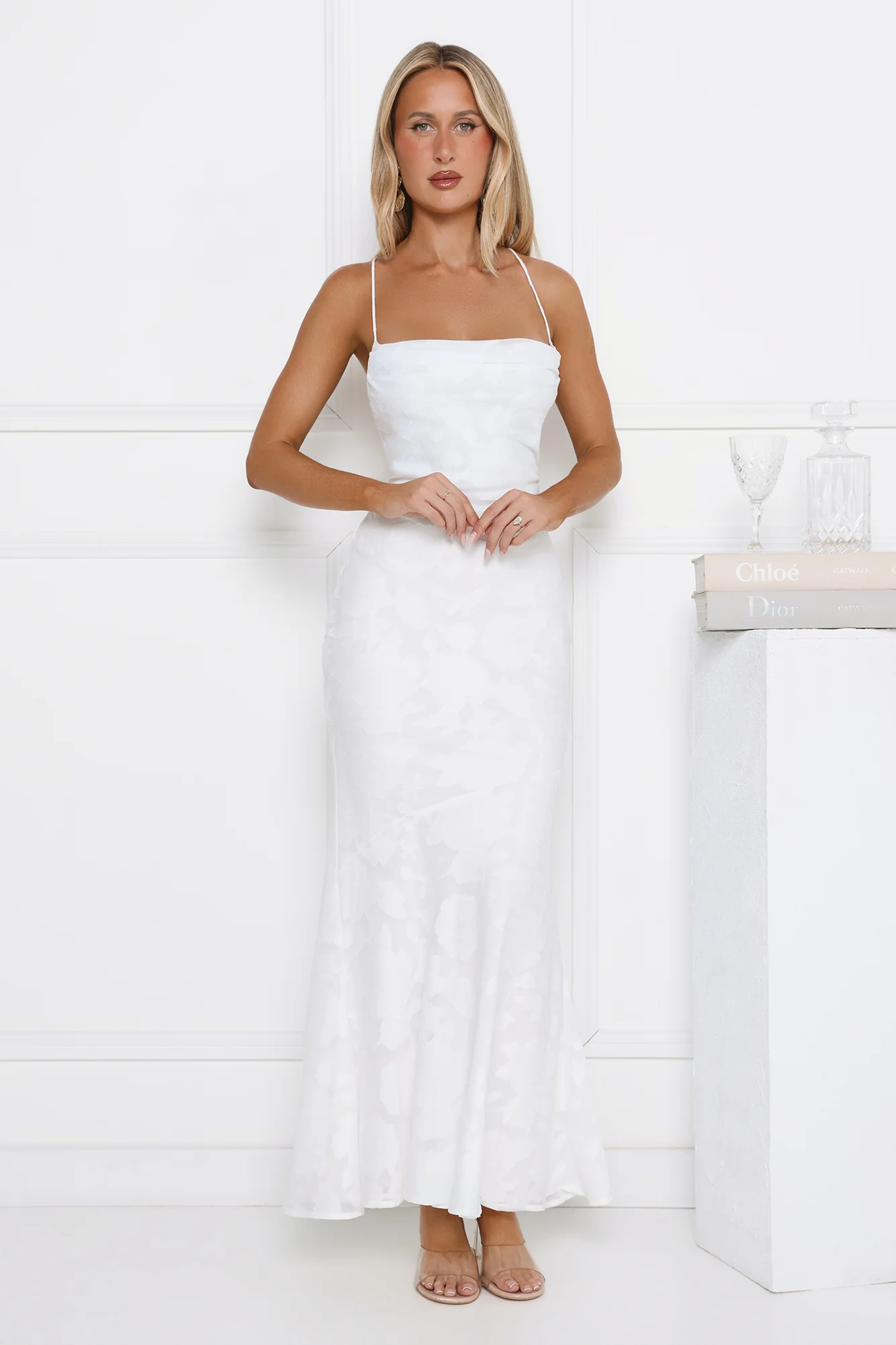 Bridge To Wonderland Maxi Dress White
