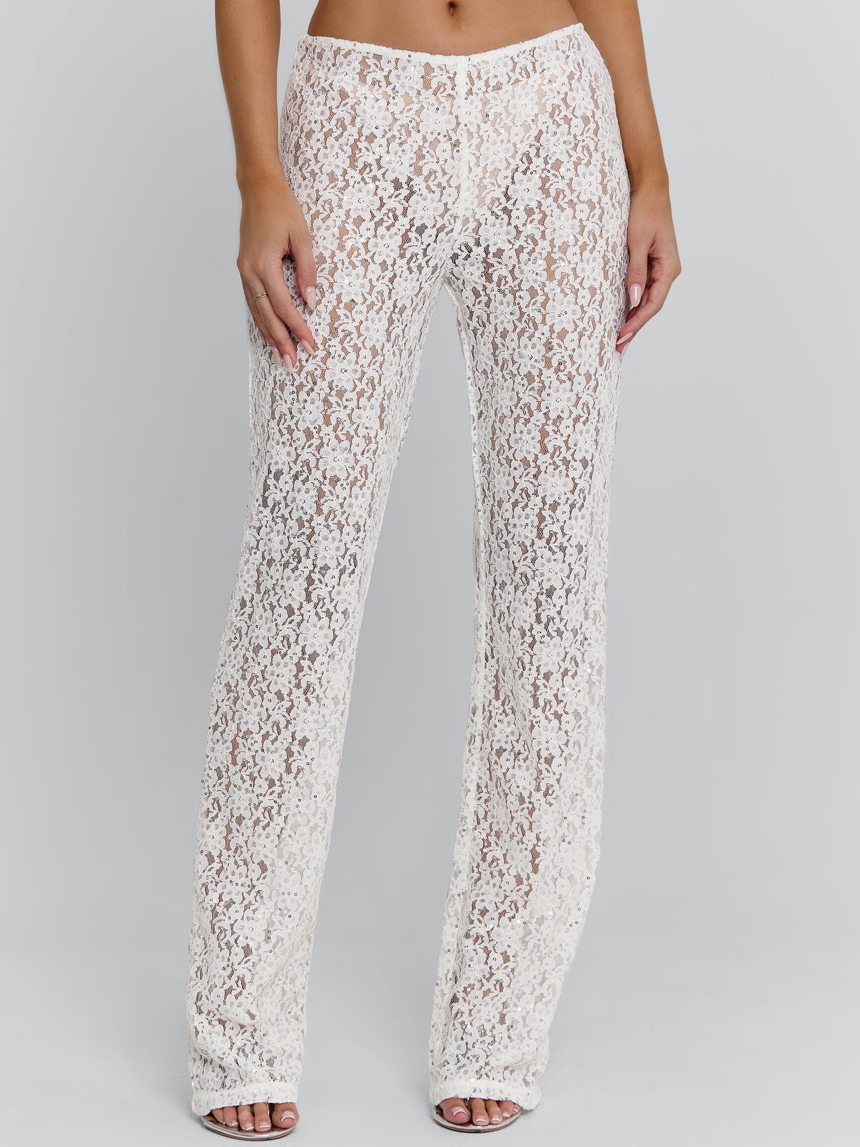 Ellapink AVENELLE PANT WHITE