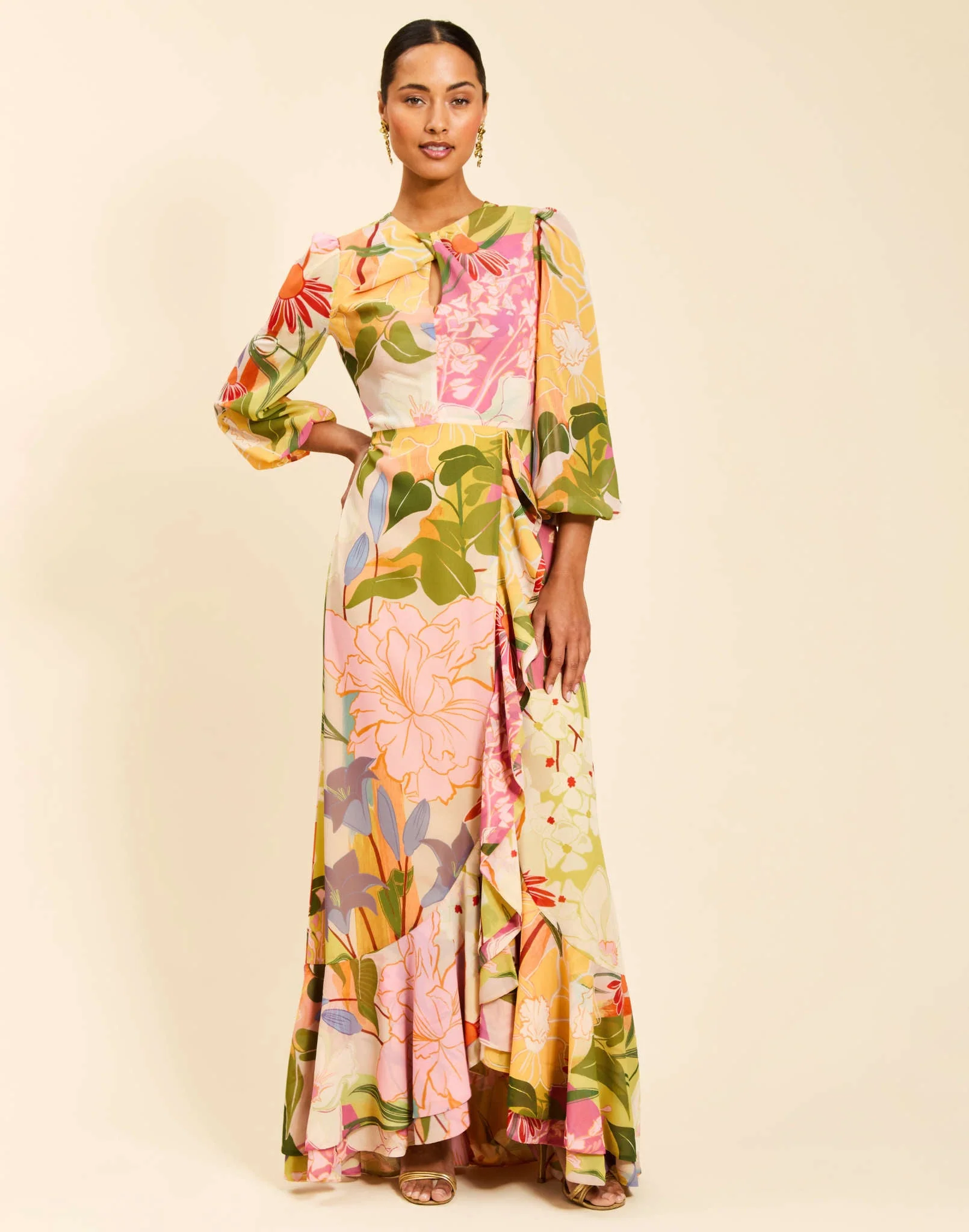Ophelia Ruffle Gown