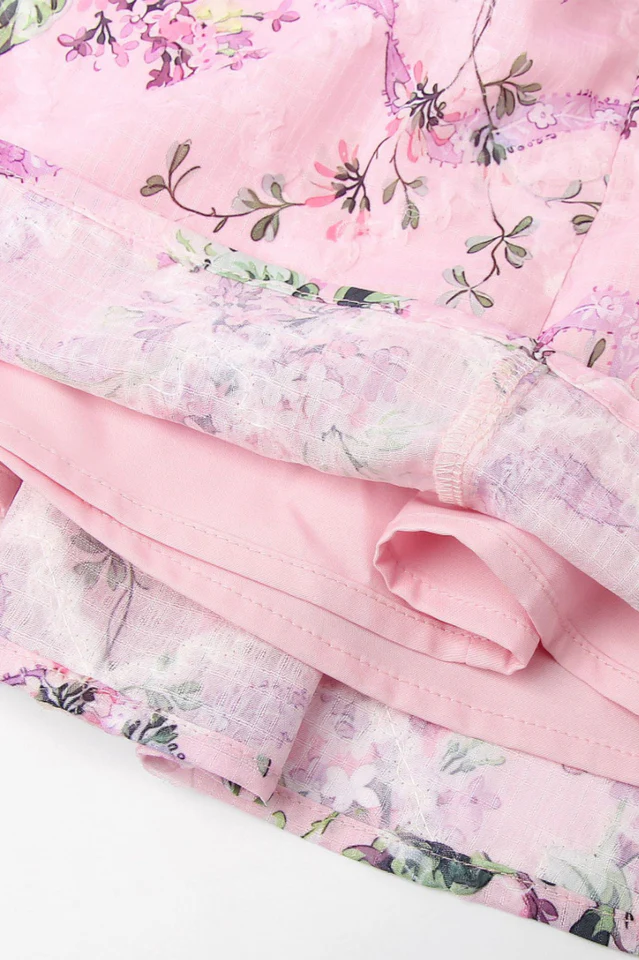 Ophelia Ribbon Print Dress