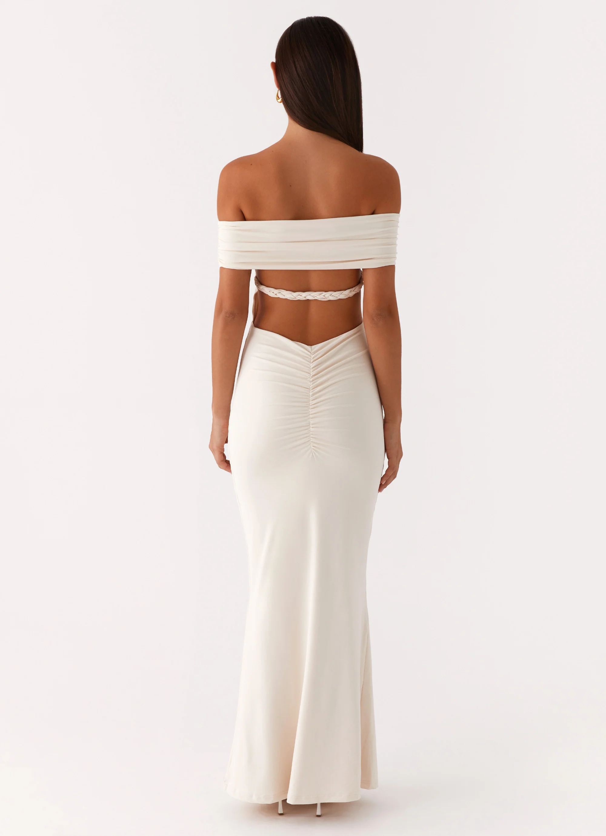 Illusion Maxi Dress - Ivory - luluinthesky