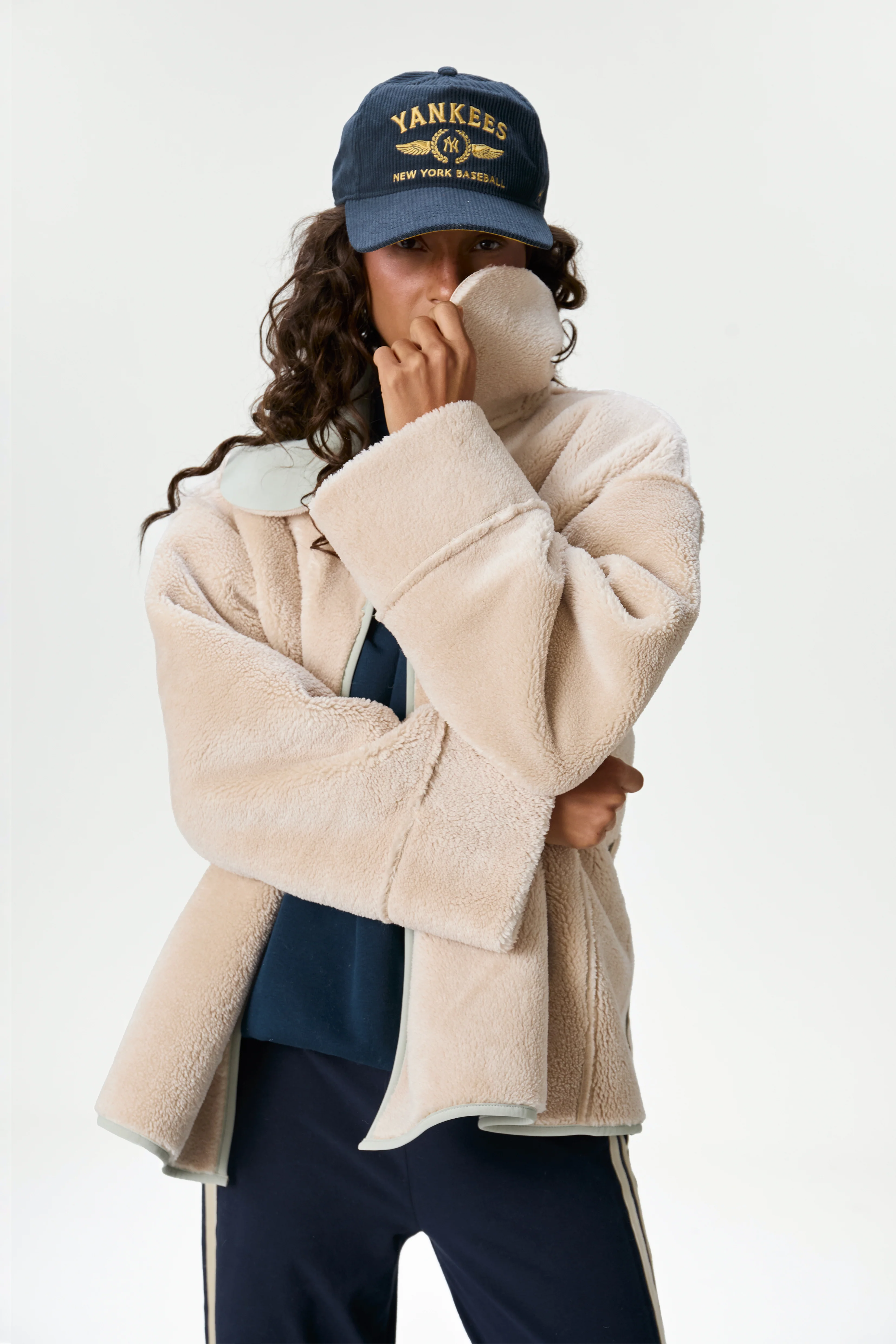 Tully Reversible Coat in Light Green