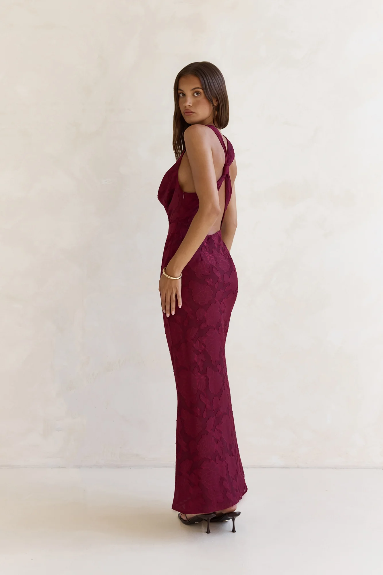 Lasting Luxuries Maxi Dress Wine - luluinthesky