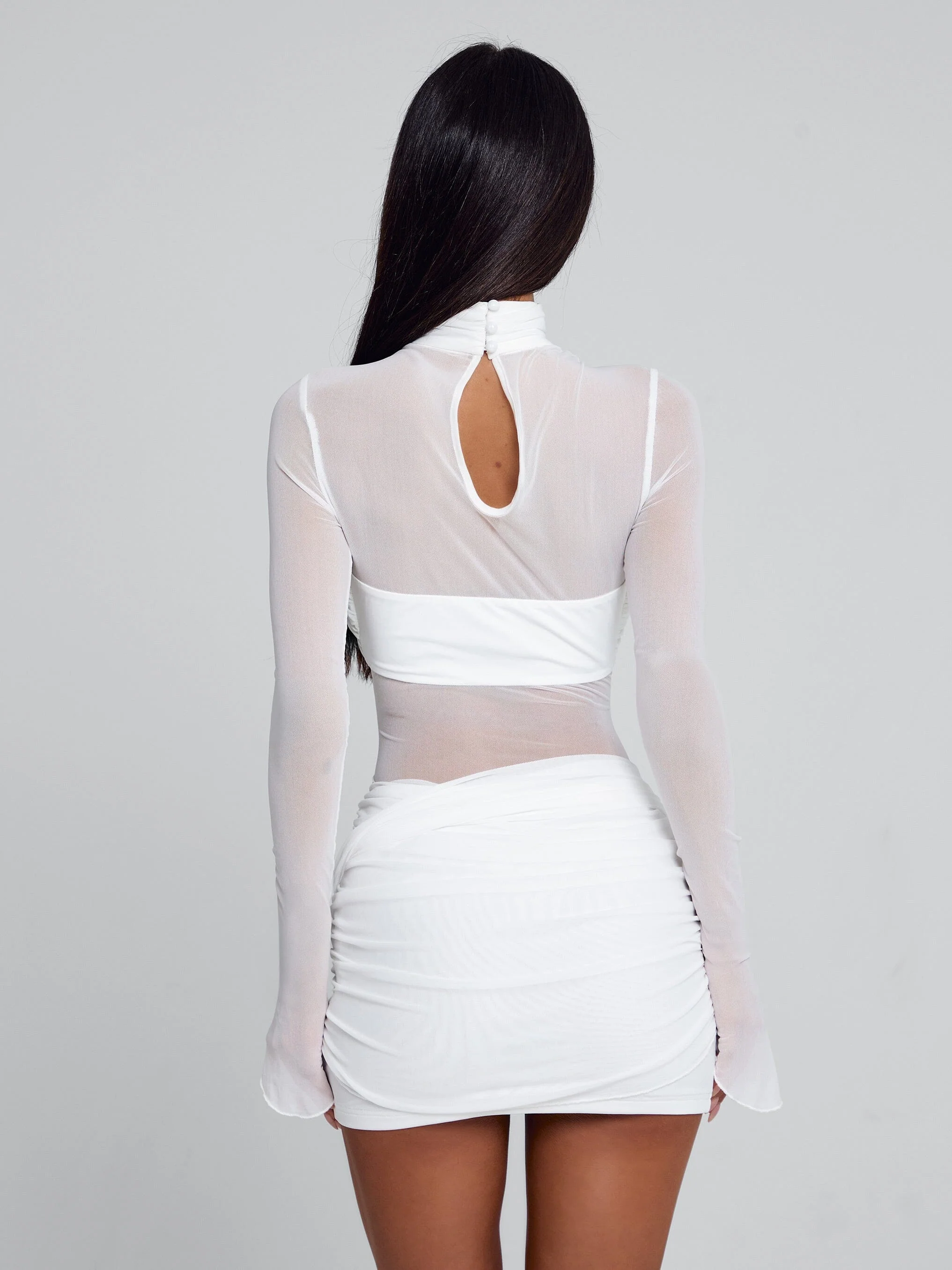 Olyra Mini Dress White