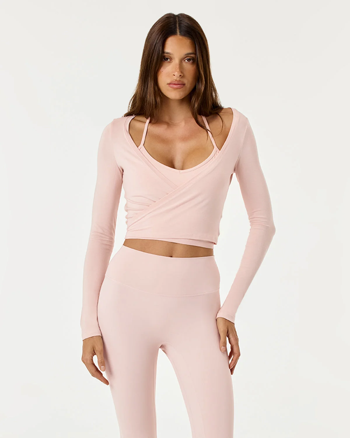 Ballet Wrap Top | Blush